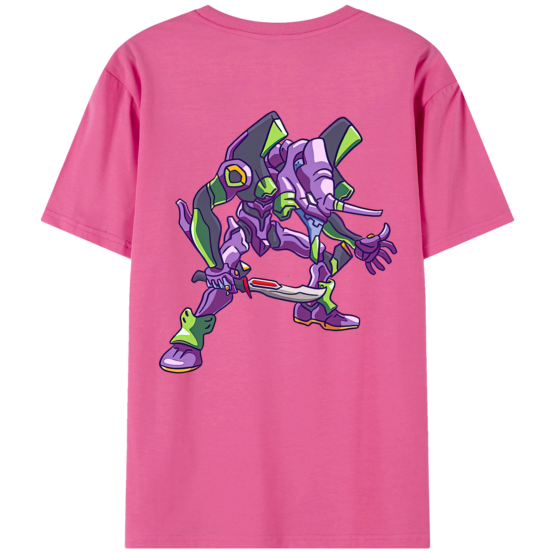（画像用） EVA 新世紀エヴァンゲリオン レディース半袖Tシャツ(バックプリント)