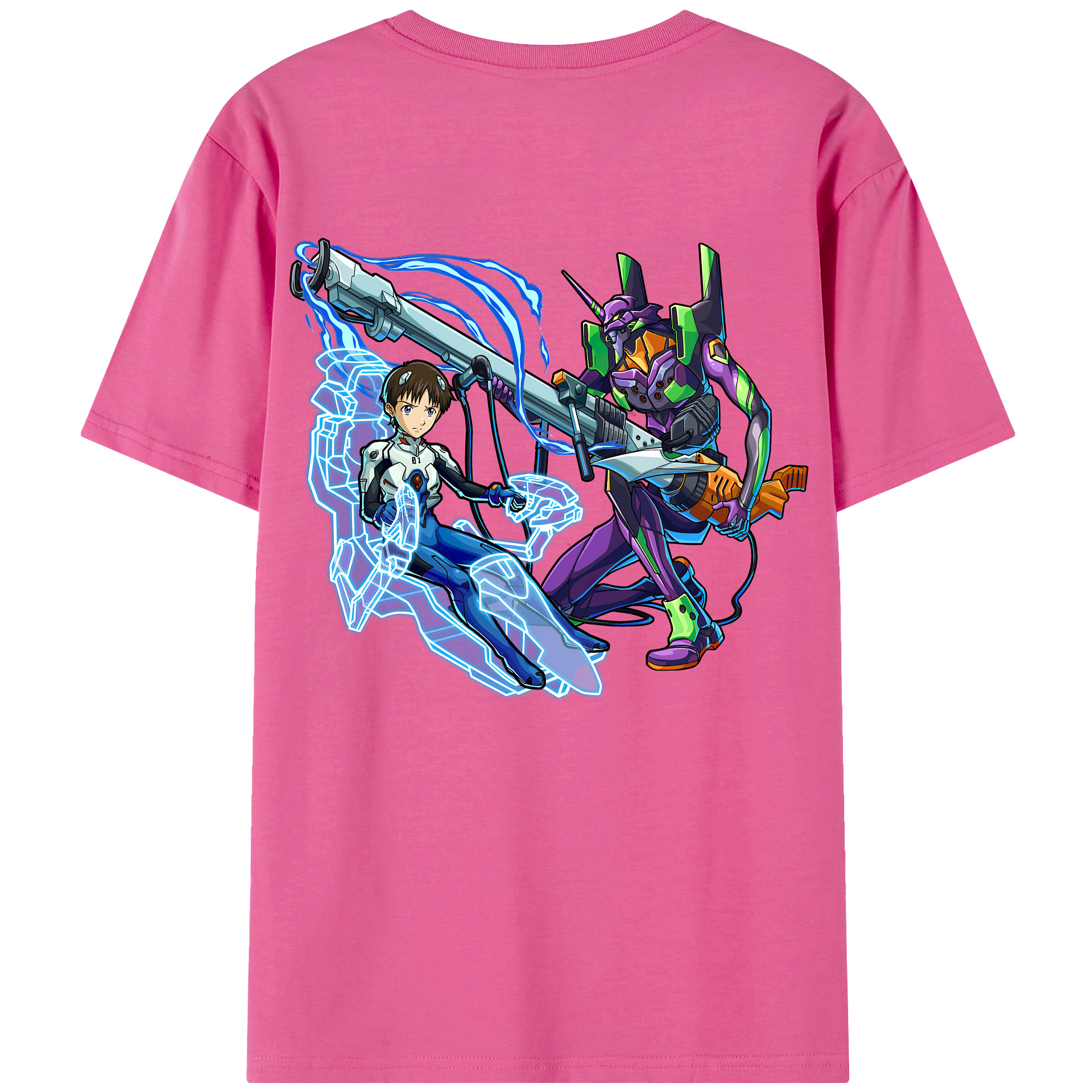 （画像用） EVA 新世紀エヴァンゲリオン レディース半袖Tシャツ(バックプリント)