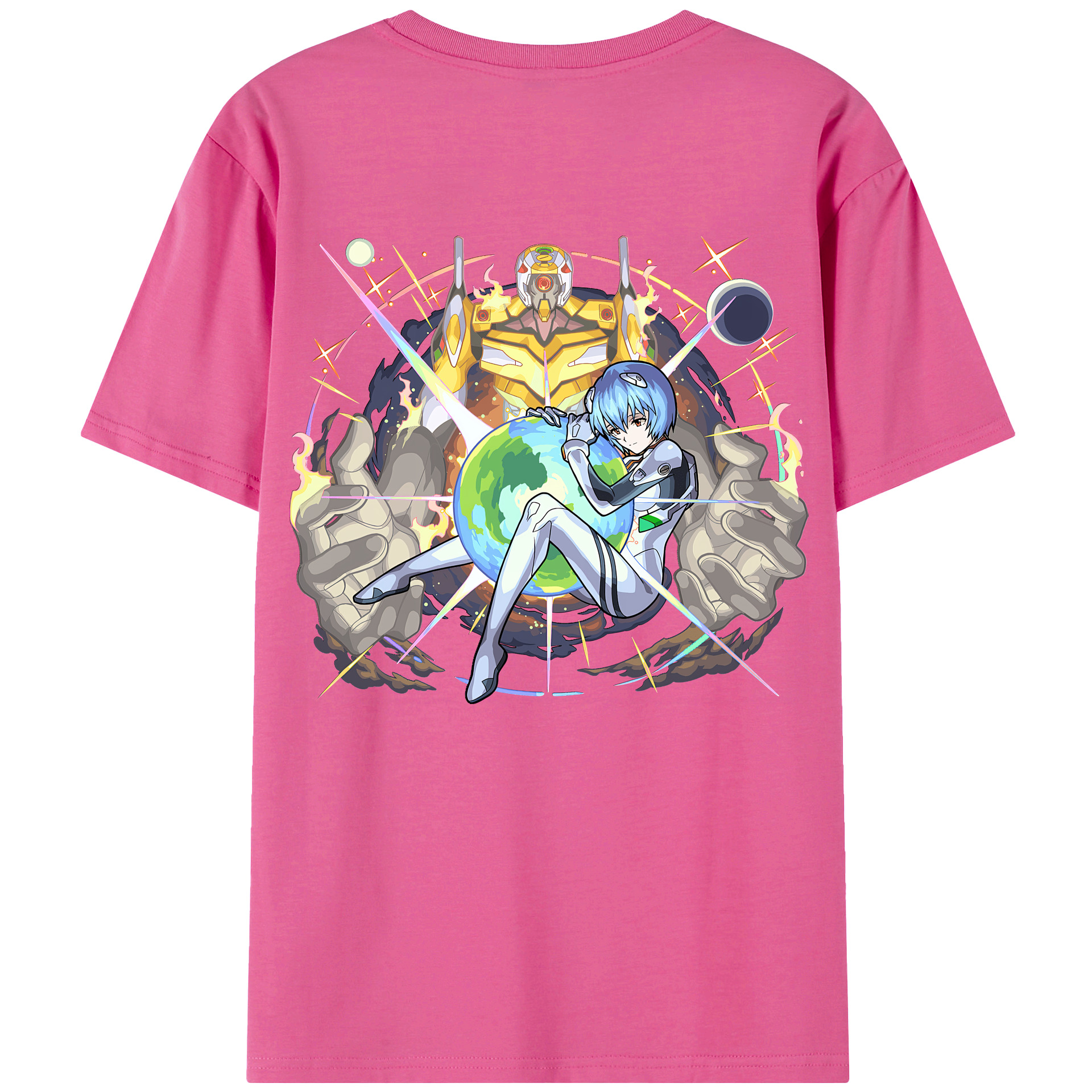 （画像用） EVA 新世紀エヴァンゲリオン レディース半袖Tシャツ(バックプリント)