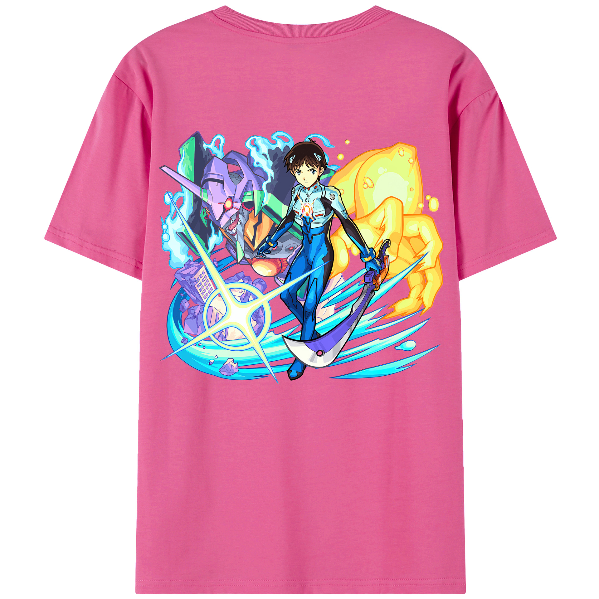 （画像用） EVA 新世紀エヴァンゲリオン レディース半袖Tシャツ(バックプリント)