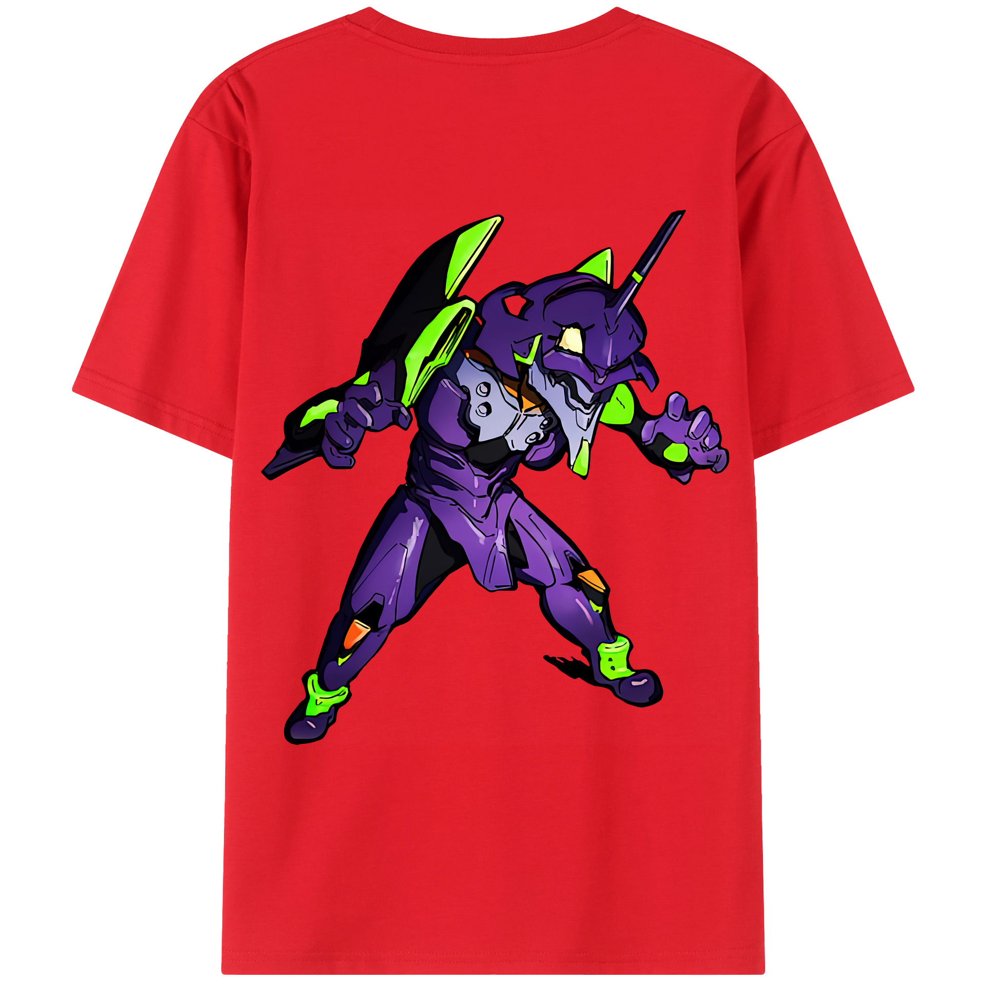 （画像用） EVA 新世紀エヴァンゲリオン レディース半袖Tシャツ(バックプリント)