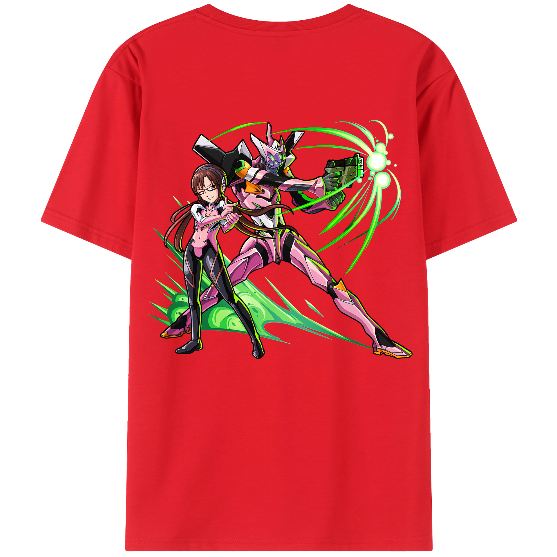 （画像用） EVA 新世紀エヴァンゲリオン レディース半袖Tシャツ(バックプリント)