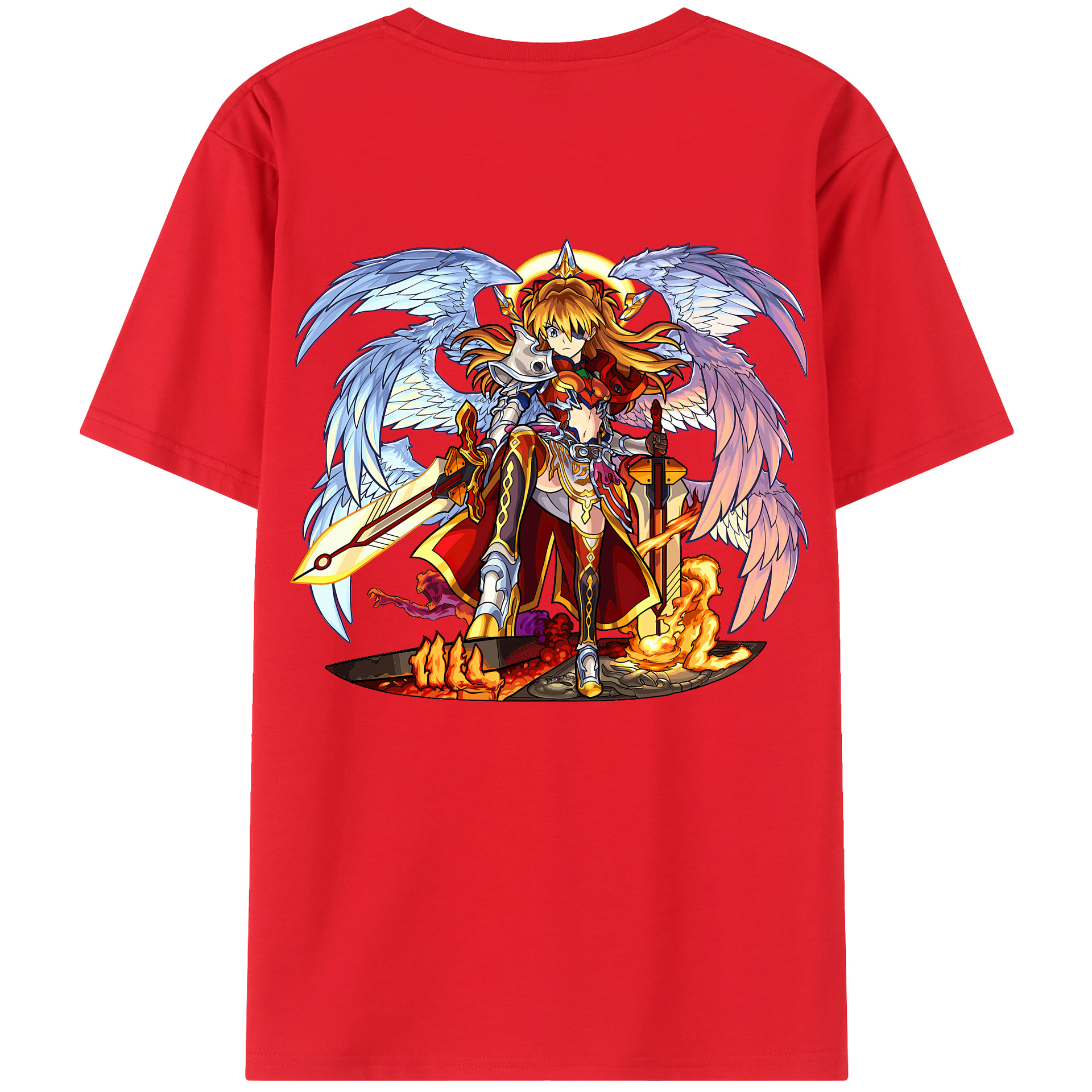（画像用） EVA 新世紀エヴァンゲリオン レディース半袖Tシャツ(バックプリント)