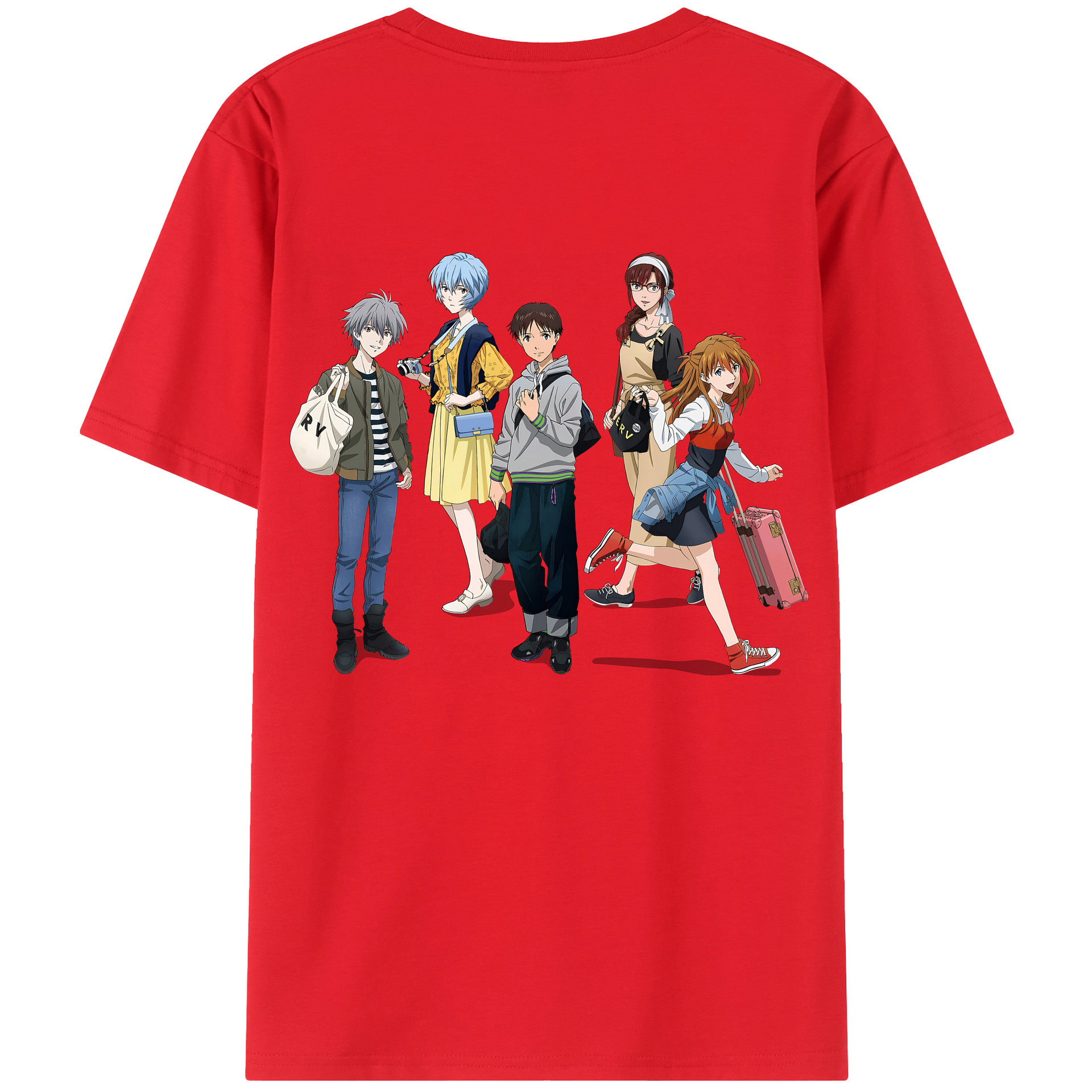 （画像用） EVA 新世紀エヴァンゲリオン レディース半袖Tシャツ(バックプリント)
