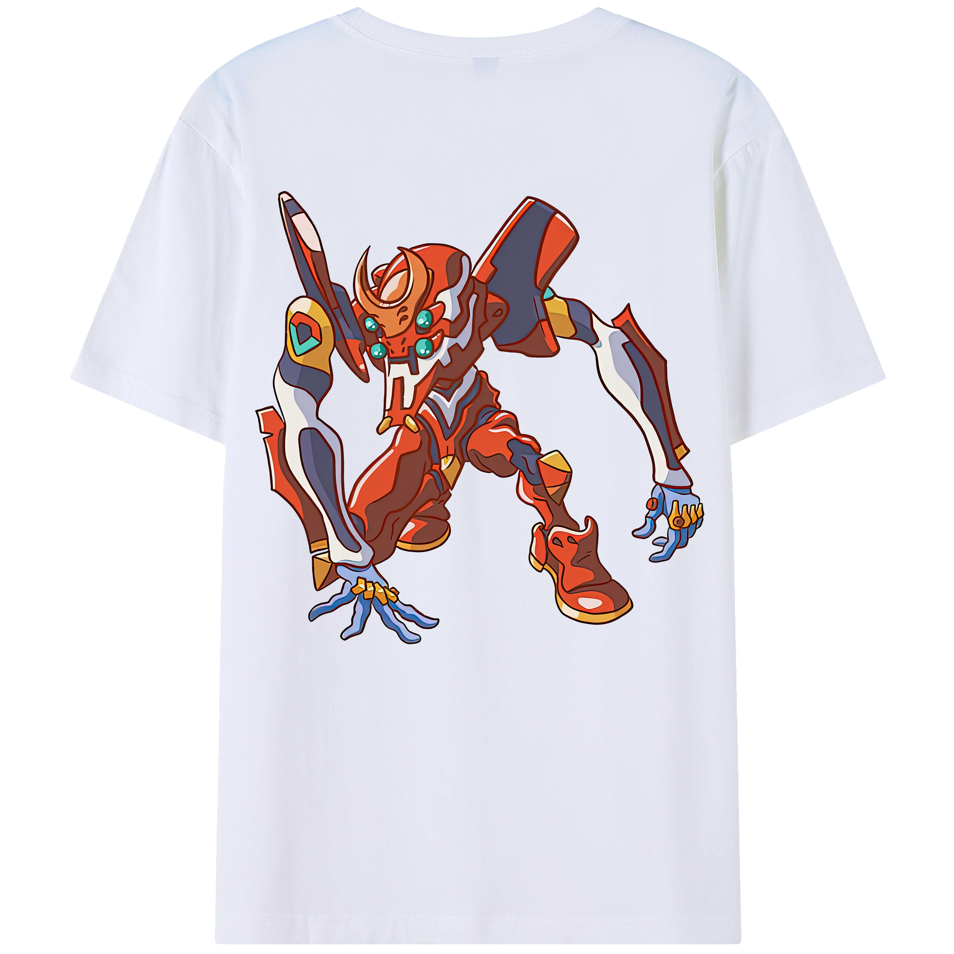 （画像用） EVA 新世紀エヴァンゲリオン レディース半袖Tシャツ(バックプリント)