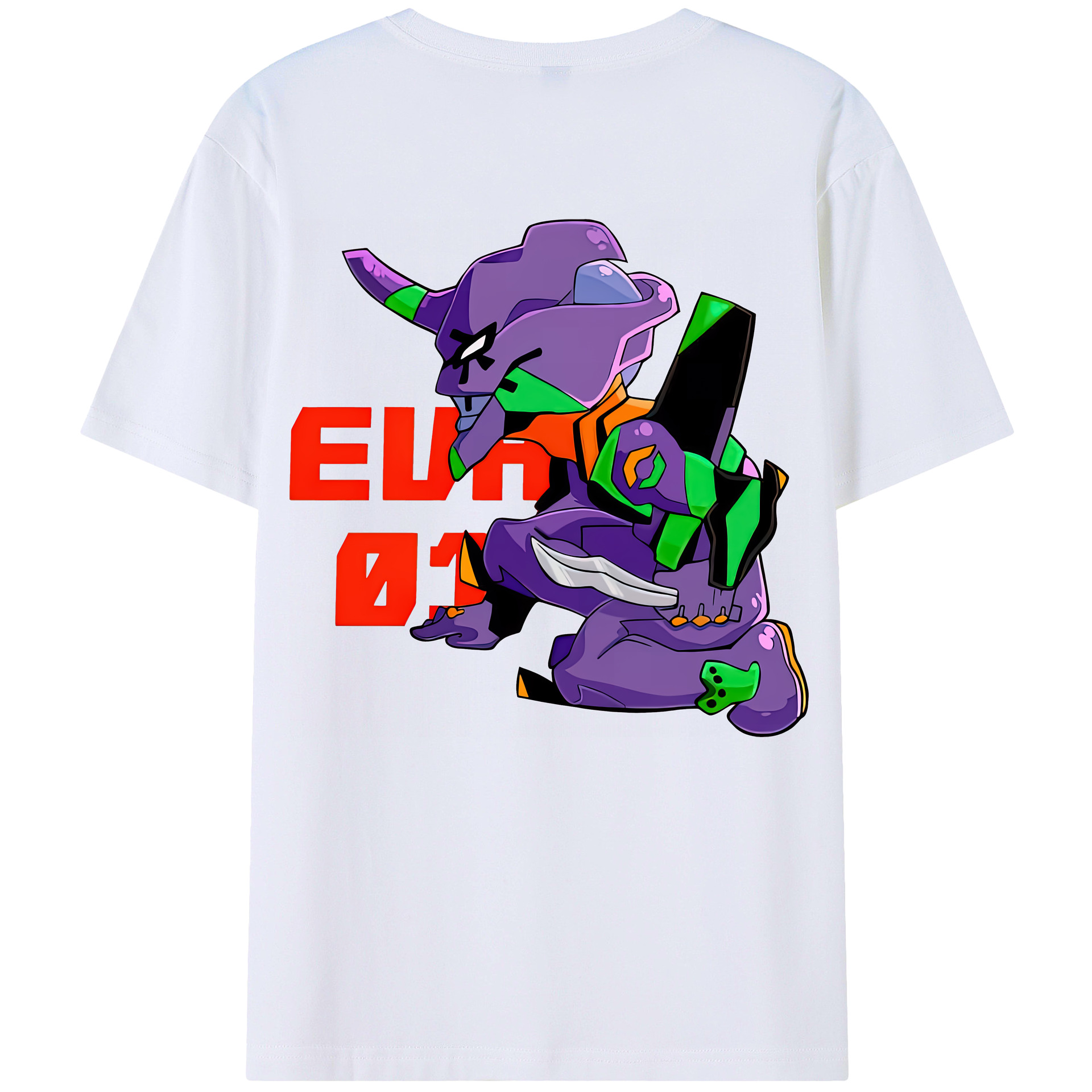 （画像用） EVA 新世紀エヴァンゲリオン レディース半袖Tシャツ(バックプリント)