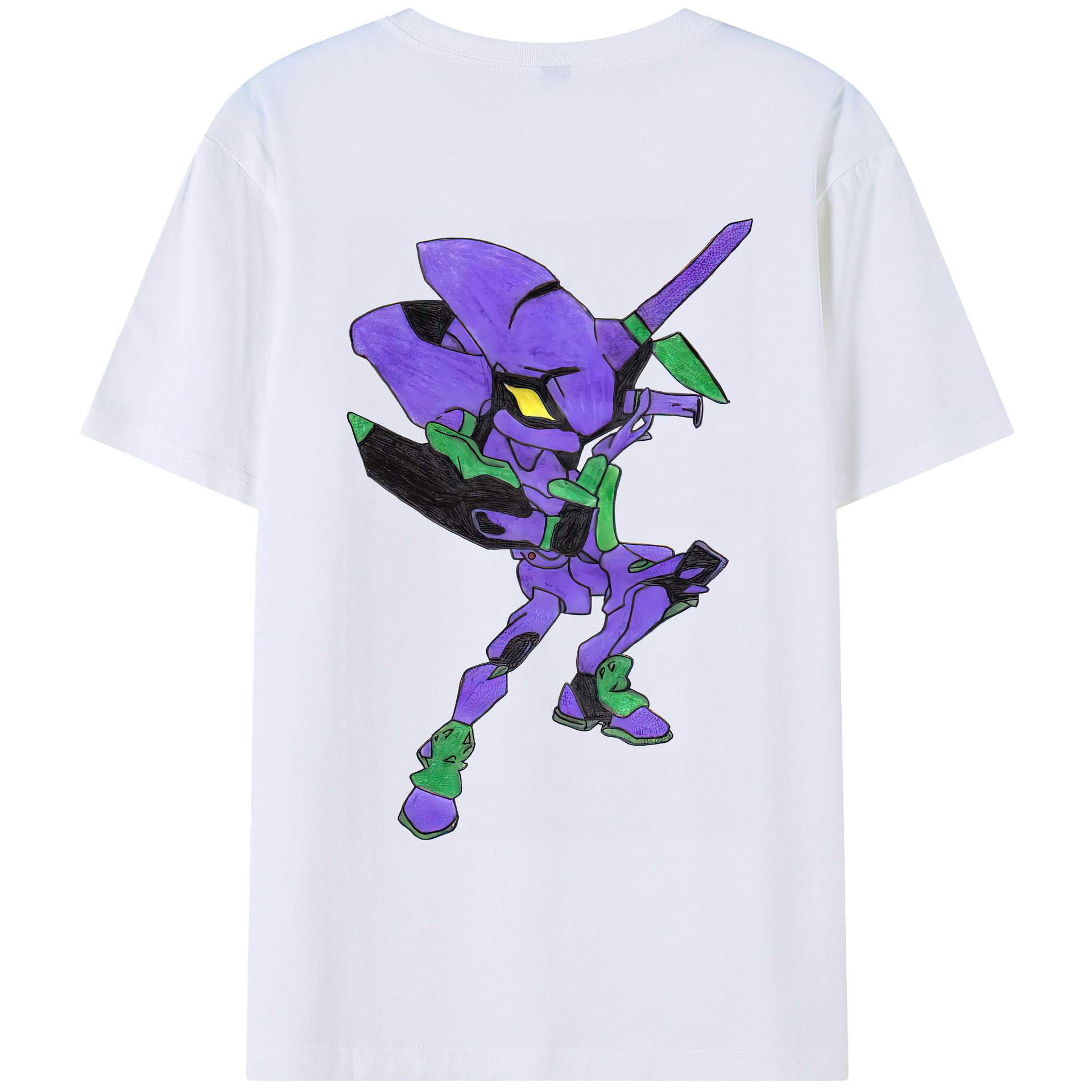 （画像用） EVA 新世紀エヴァンゲリオン レディース半袖Tシャツ(バックプリント)