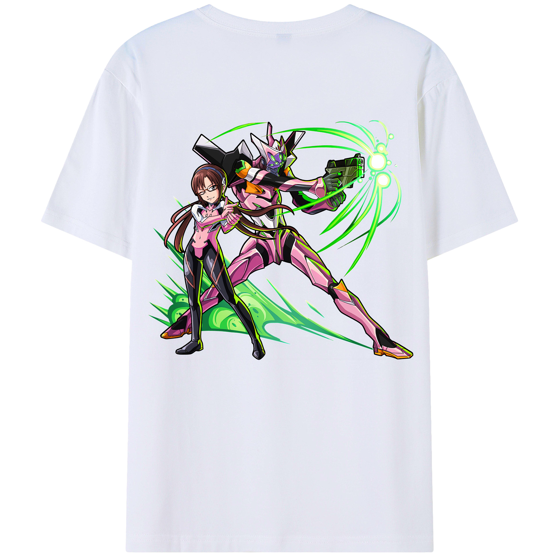（画像用） EVA 新世紀エヴァンゲリオン レディース半袖Tシャツ(バックプリント)