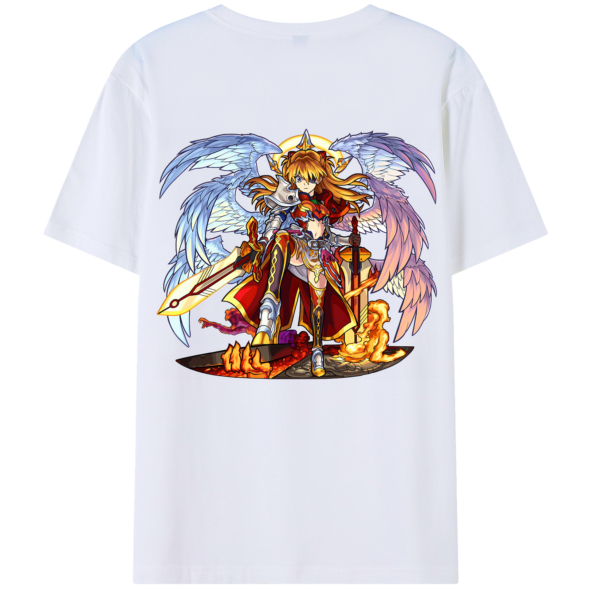 （画像用） EVA 新世紀エヴァンゲリオン レディース半袖Tシャツ(バックプリント)