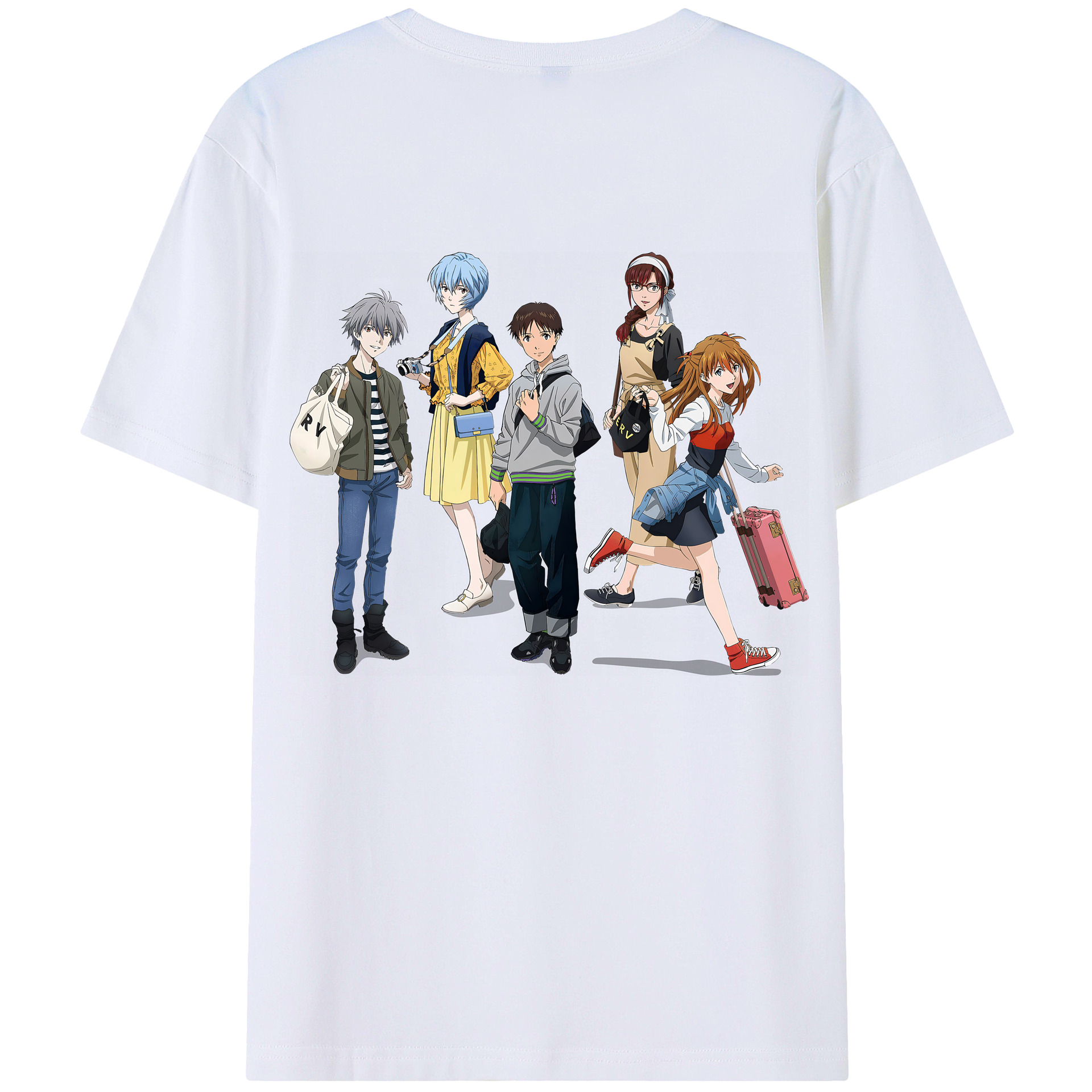 （画像用） EVA 新世紀エヴァンゲリオン レディース半袖Tシャツ(バックプリント)