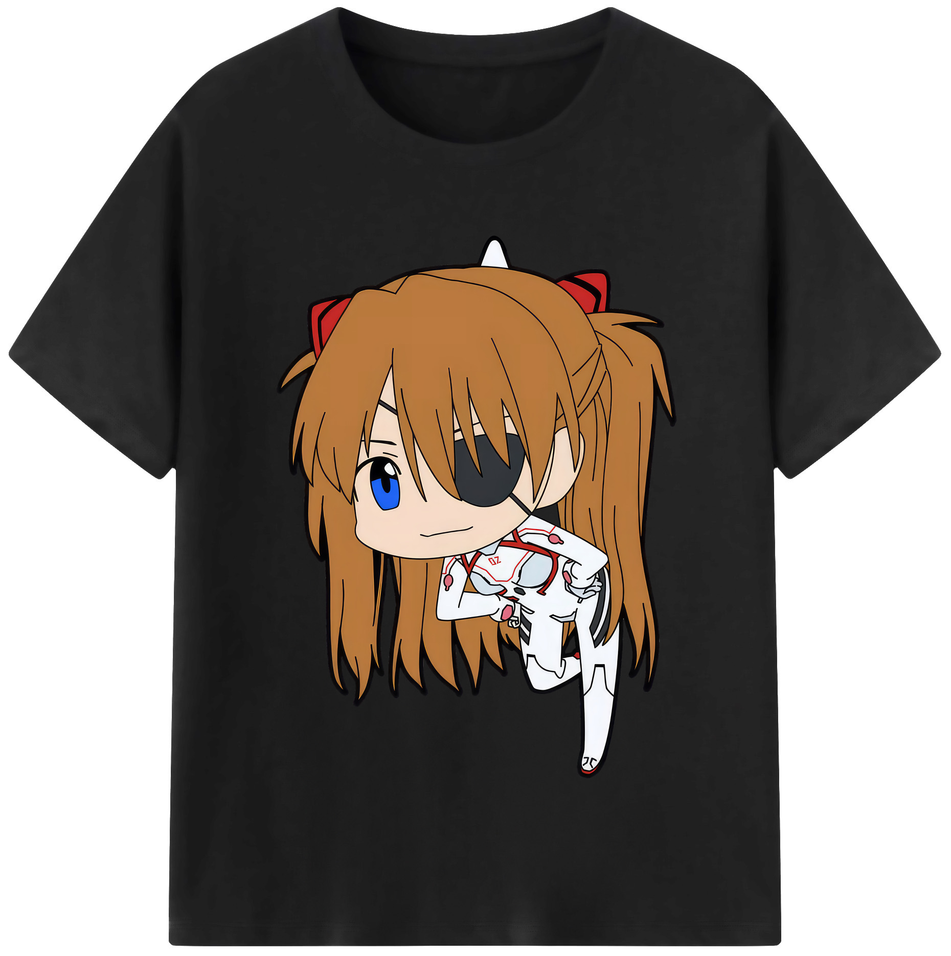 （画像用） EVA 新世紀エヴァンゲリオン レディースカジュアルプリントTシャツ（綿100％）