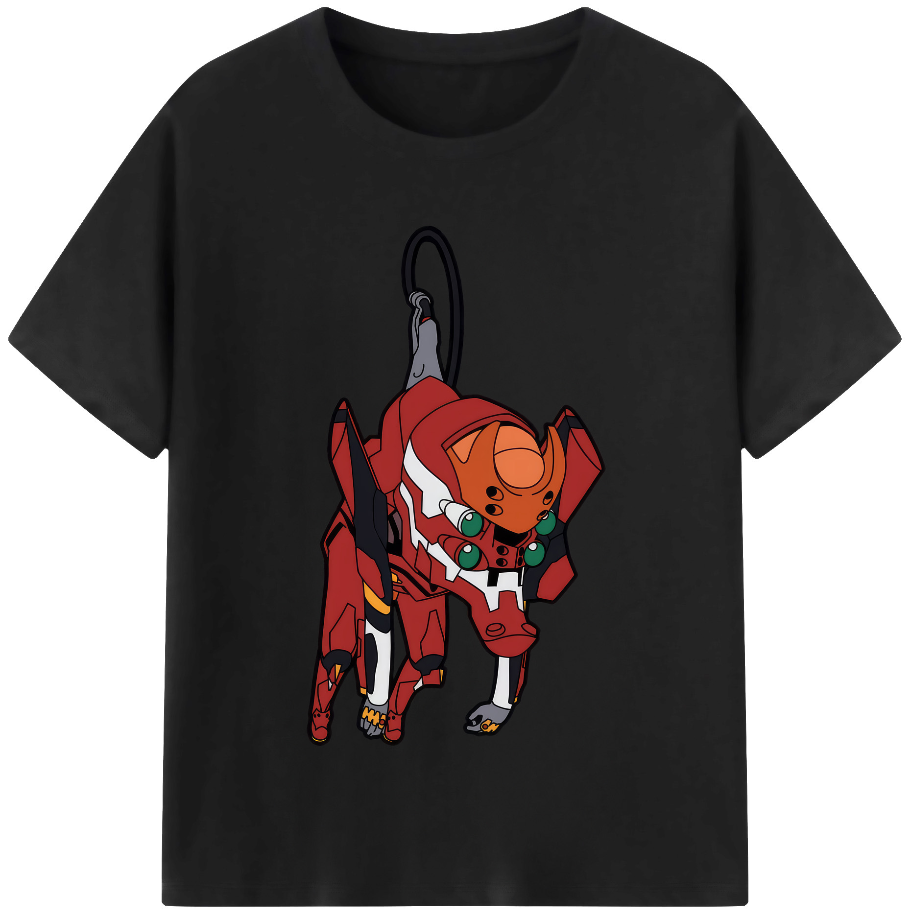 （画像用） EVA 新世紀エヴァンゲリオン レディースカジュアルプリントTシャツ（綿100％）