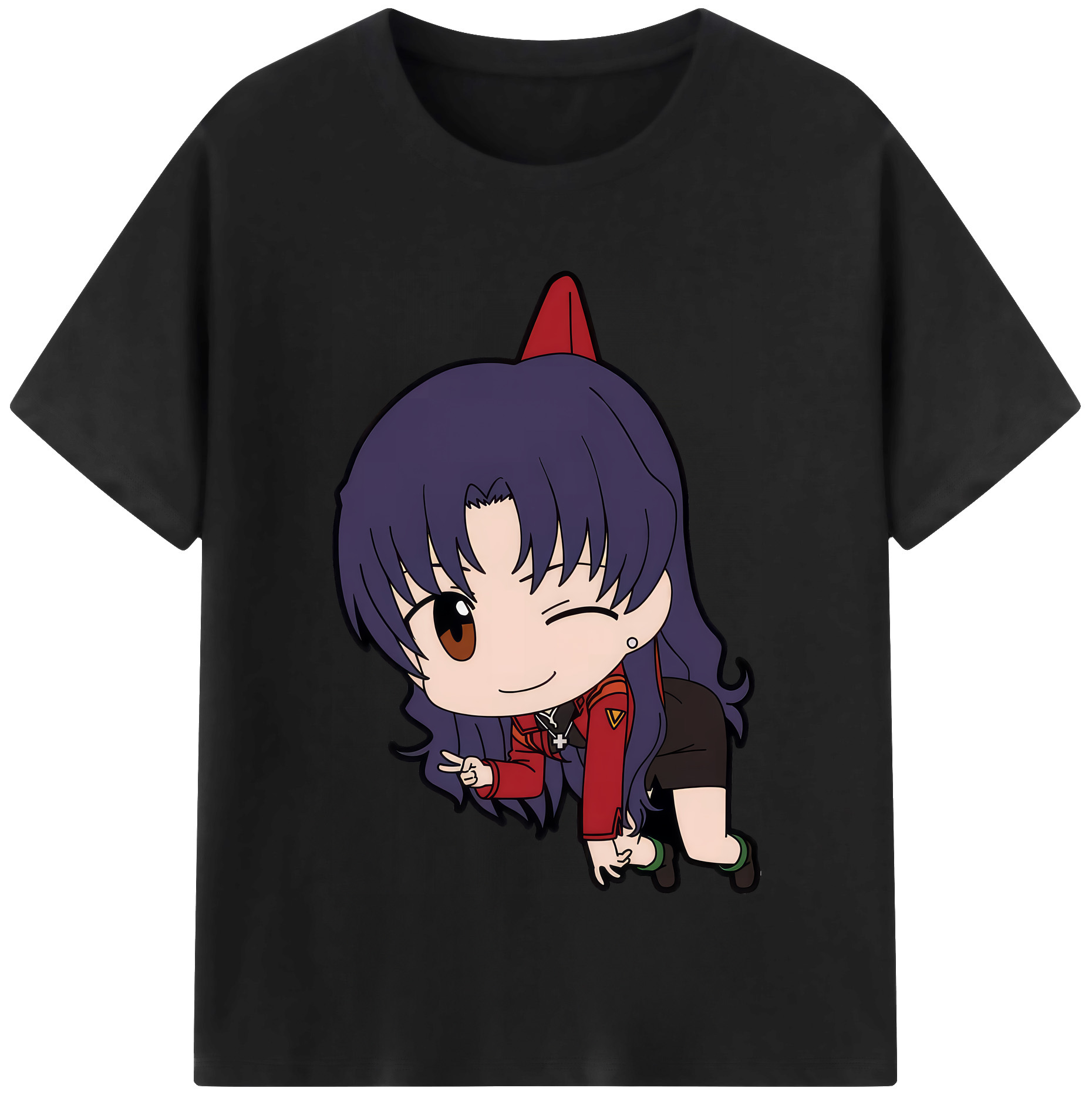 （画像用） EVA 新世紀エヴァンゲリオン レディースカジュアルプリントTシャツ（綿100％）