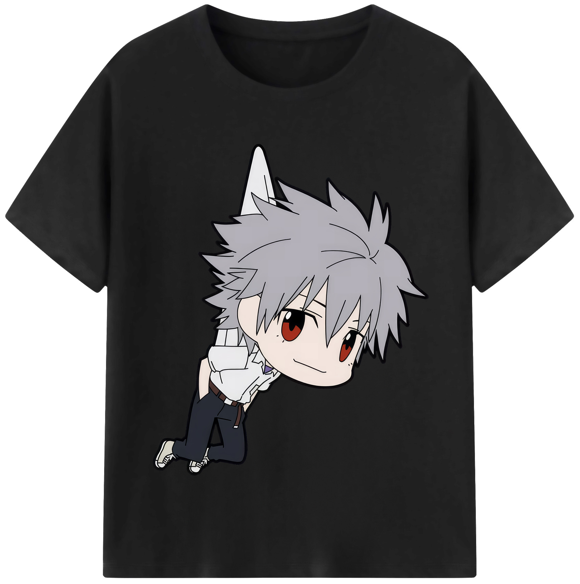 （画像用） EVA 新世紀エヴァンゲリオン レディースカジュアルプリントTシャツ（綿100％）