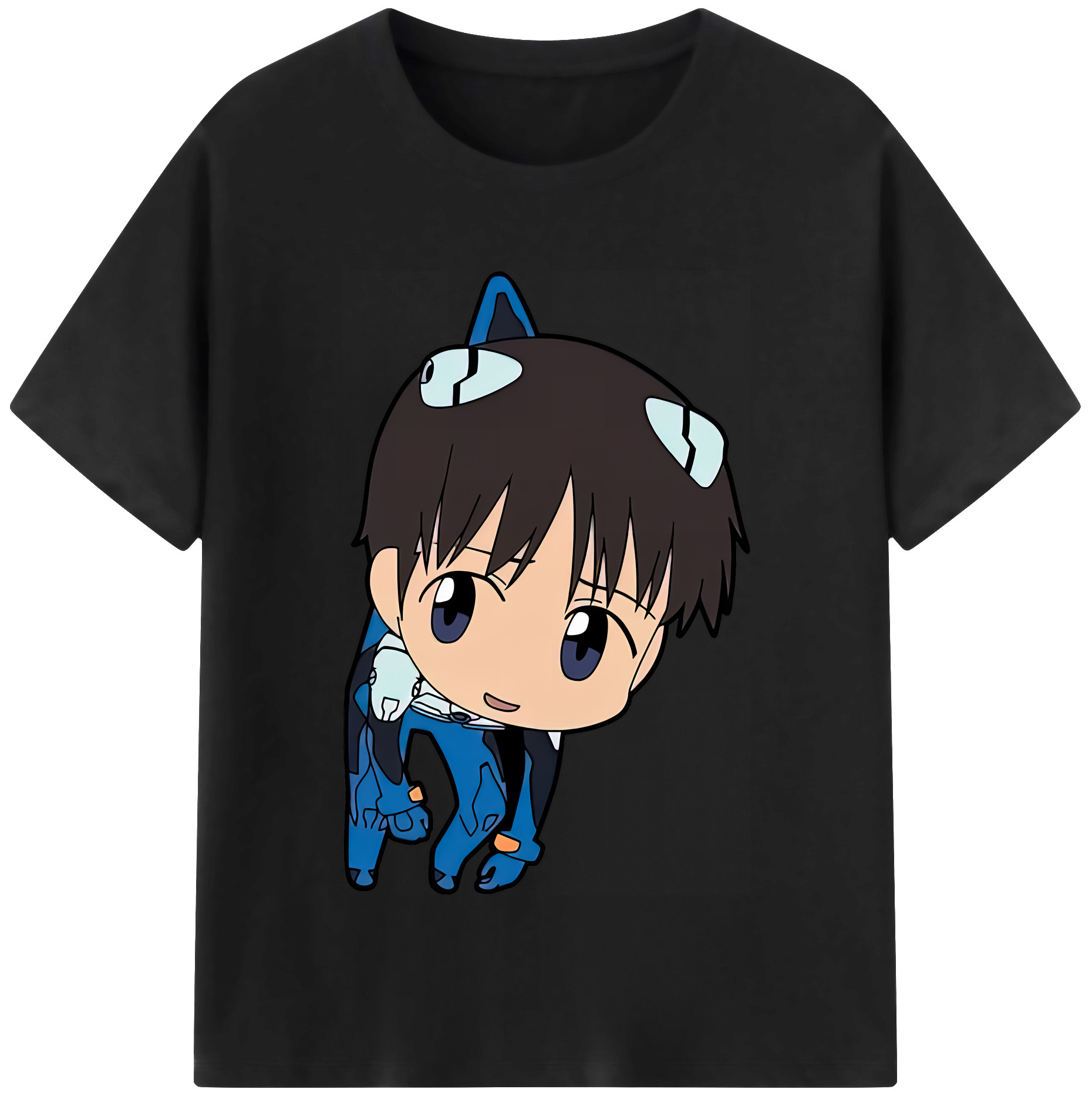 （画像用） EVA 新世紀エヴァンゲリオン レディースカジュアルプリントTシャツ（綿100％）