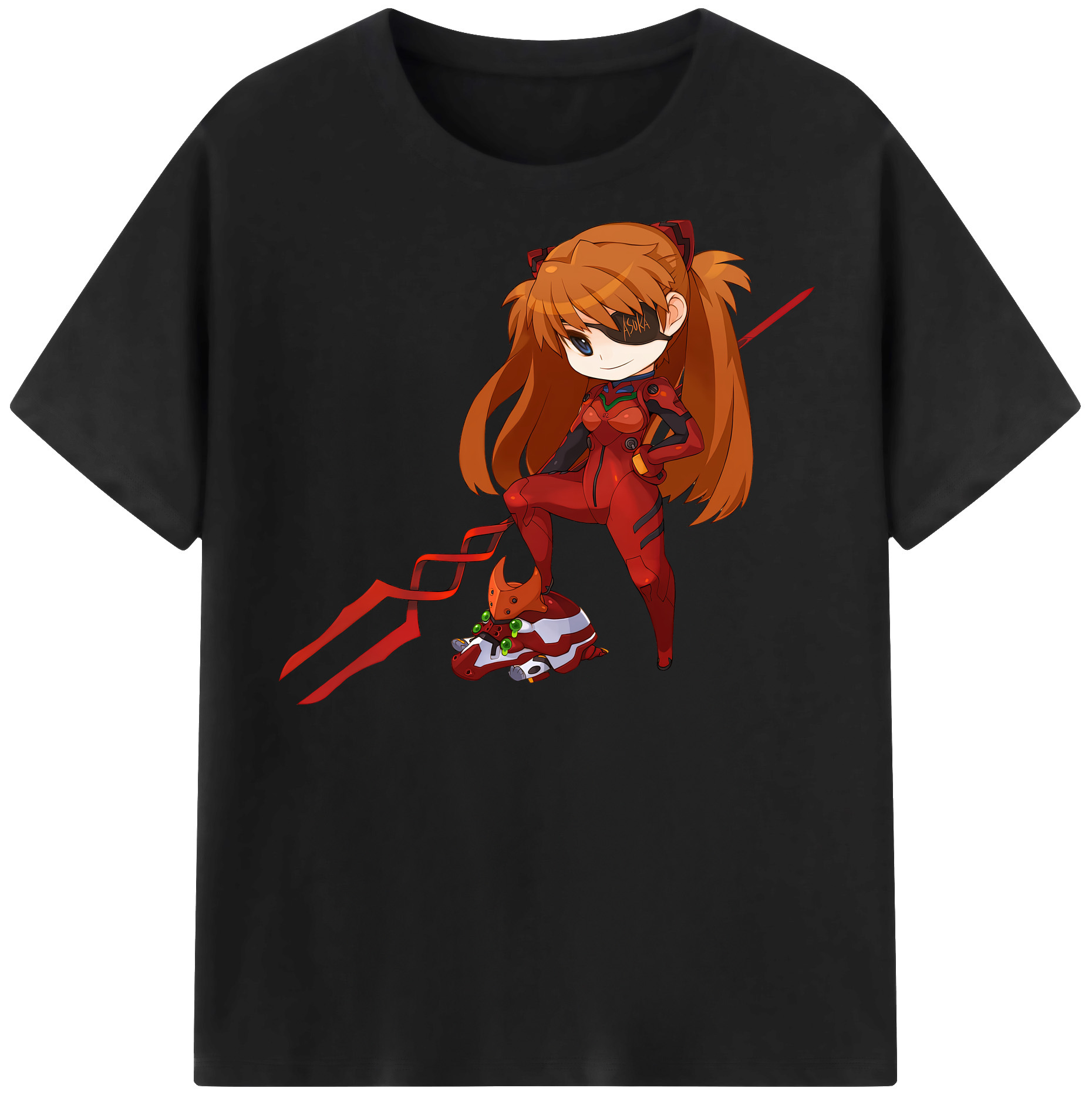 （画像用） EVA 新世紀エヴァンゲリオン レディースカジュアルプリントTシャツ（綿100％）