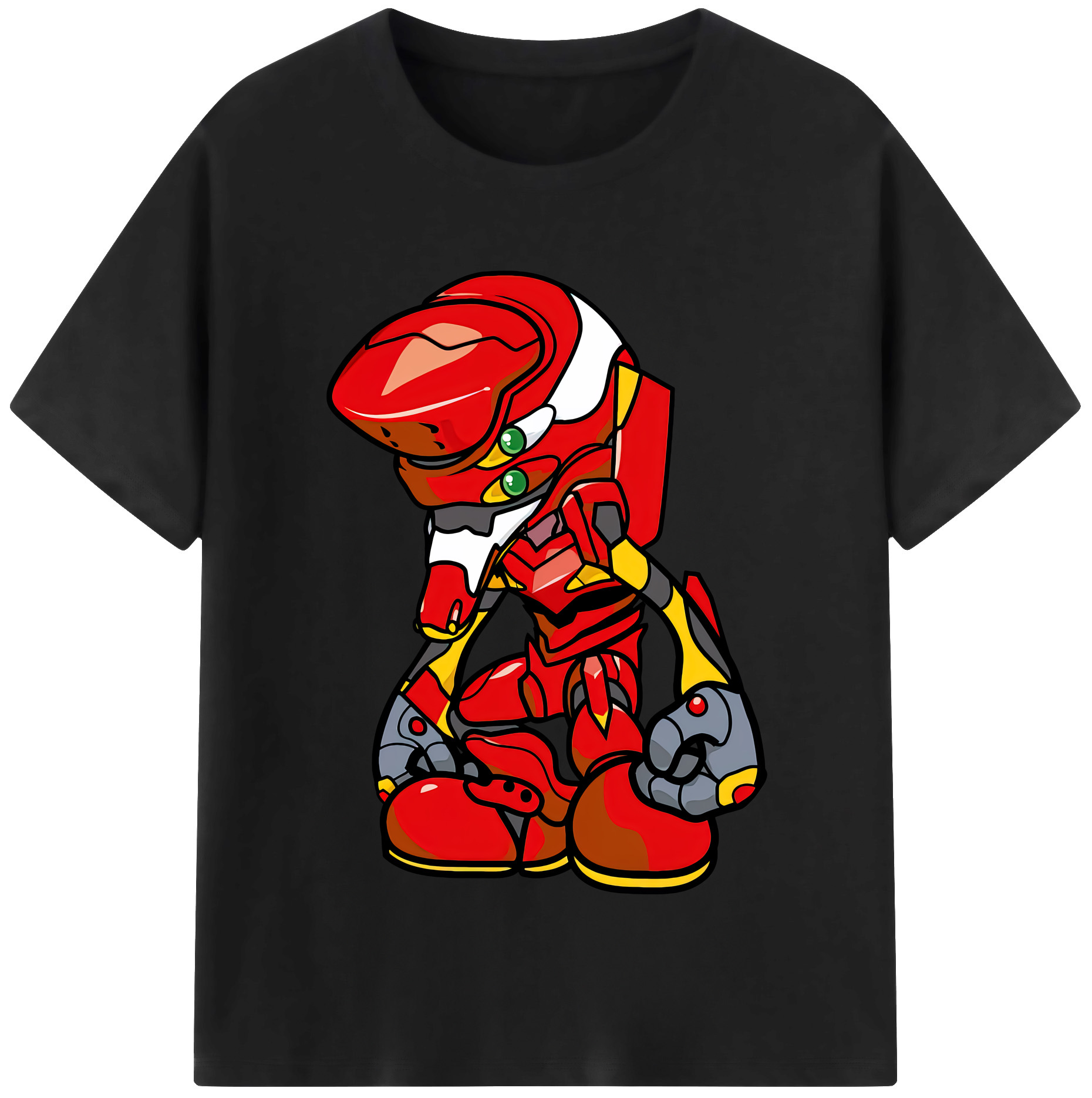 （画像用） EVA 新世紀エヴァンゲリオン レディースカジュアルプリントTシャツ（綿100％）