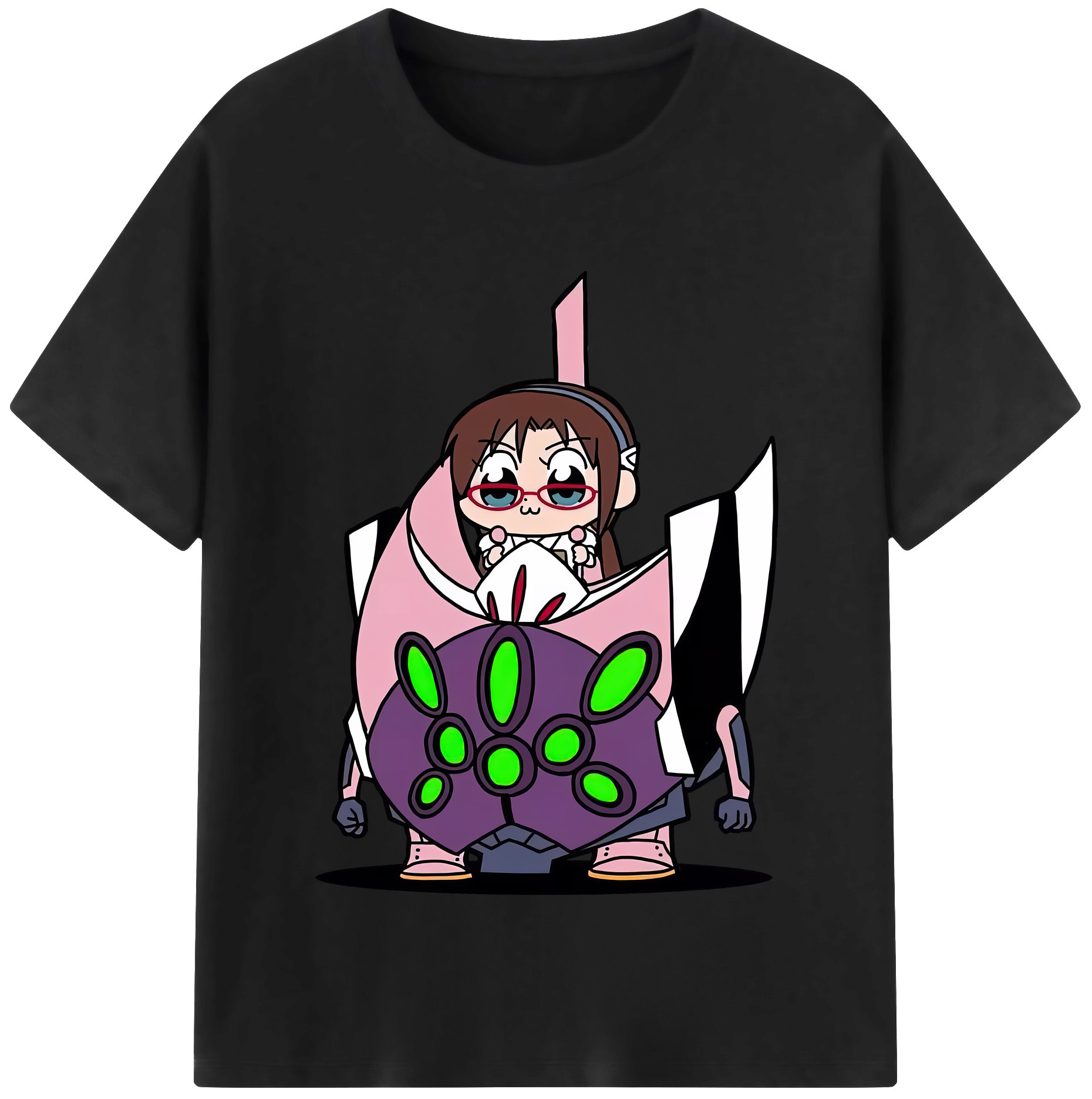 （画像用） EVA 新世紀エヴァンゲリオン レディースカジュアルプリントTシャツ（綿100％）
