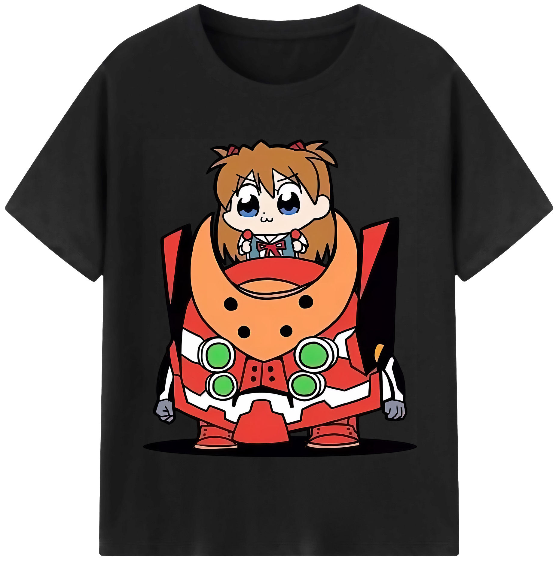 （画像用） EVA 新世紀エヴァンゲリオン レディースカジュアルプリントTシャツ（綿100％）