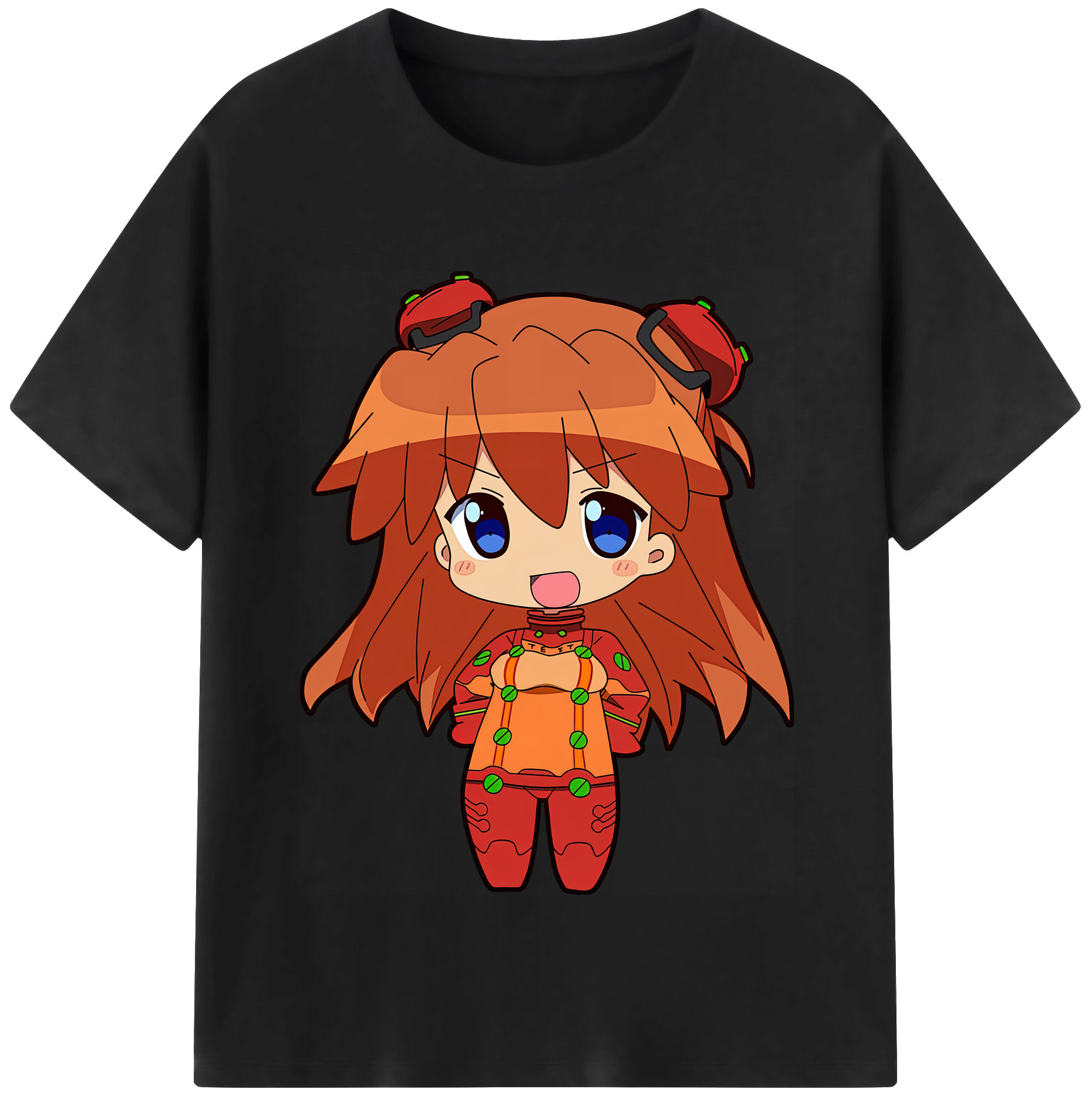 （画像用） EVA 新世紀エヴァンゲリオン レディースカジュアルプリントTシャツ（綿100％）