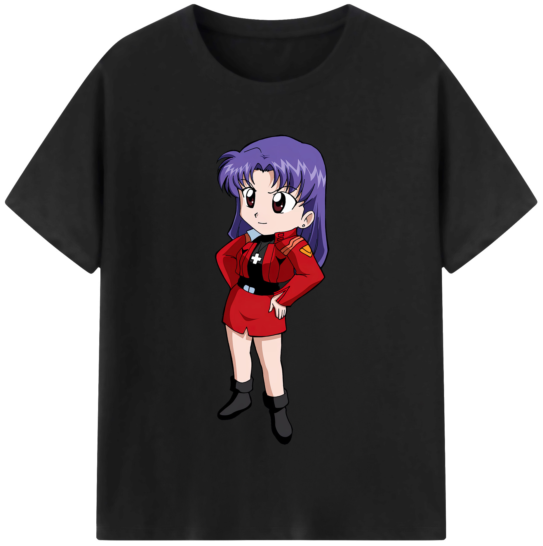（画像用） EVA 新世紀エヴァンゲリオン レディースカジュアルプリントTシャツ（綿100％）