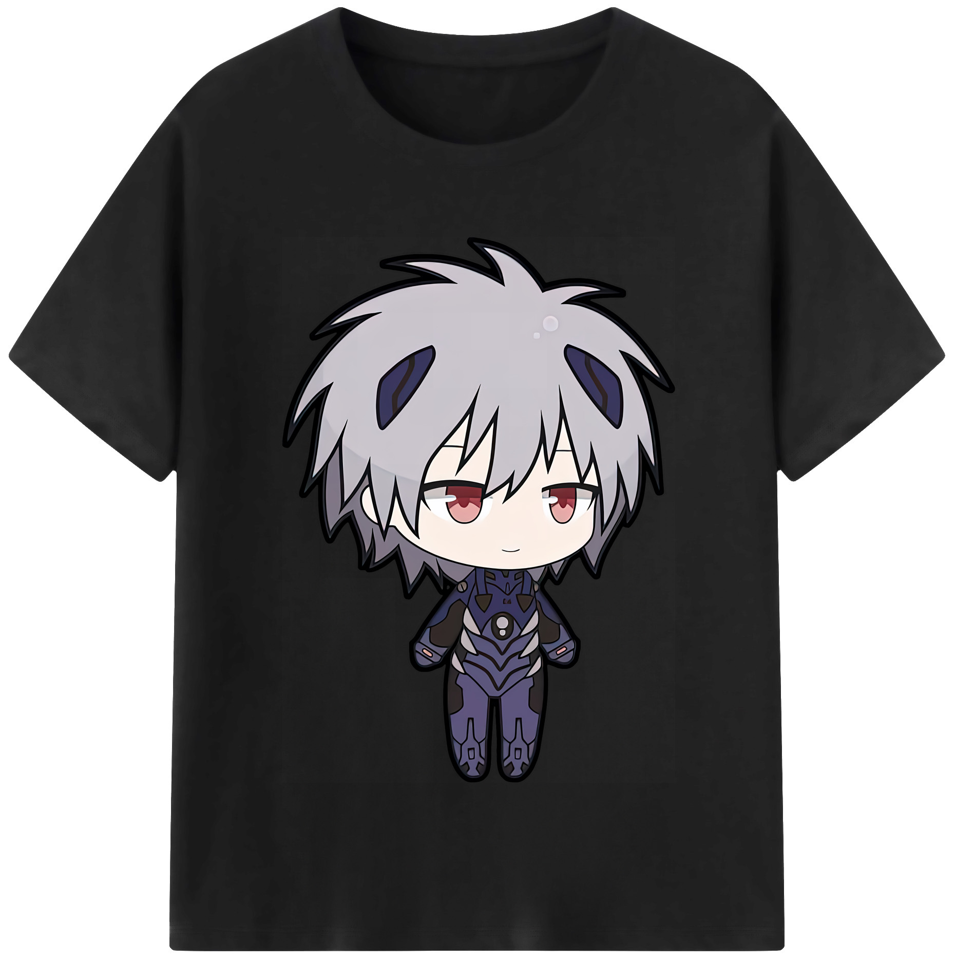 （画像用） EVA 新世紀エヴァンゲリオン レディースカジュアルプリントTシャツ（綿100％）