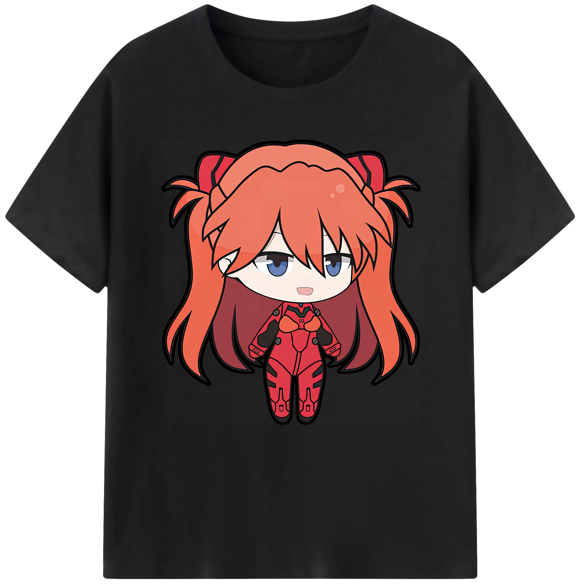 （画像用） EVA 新世紀エヴァンゲリオン レディースカジュアルプリントTシャツ（綿100％）