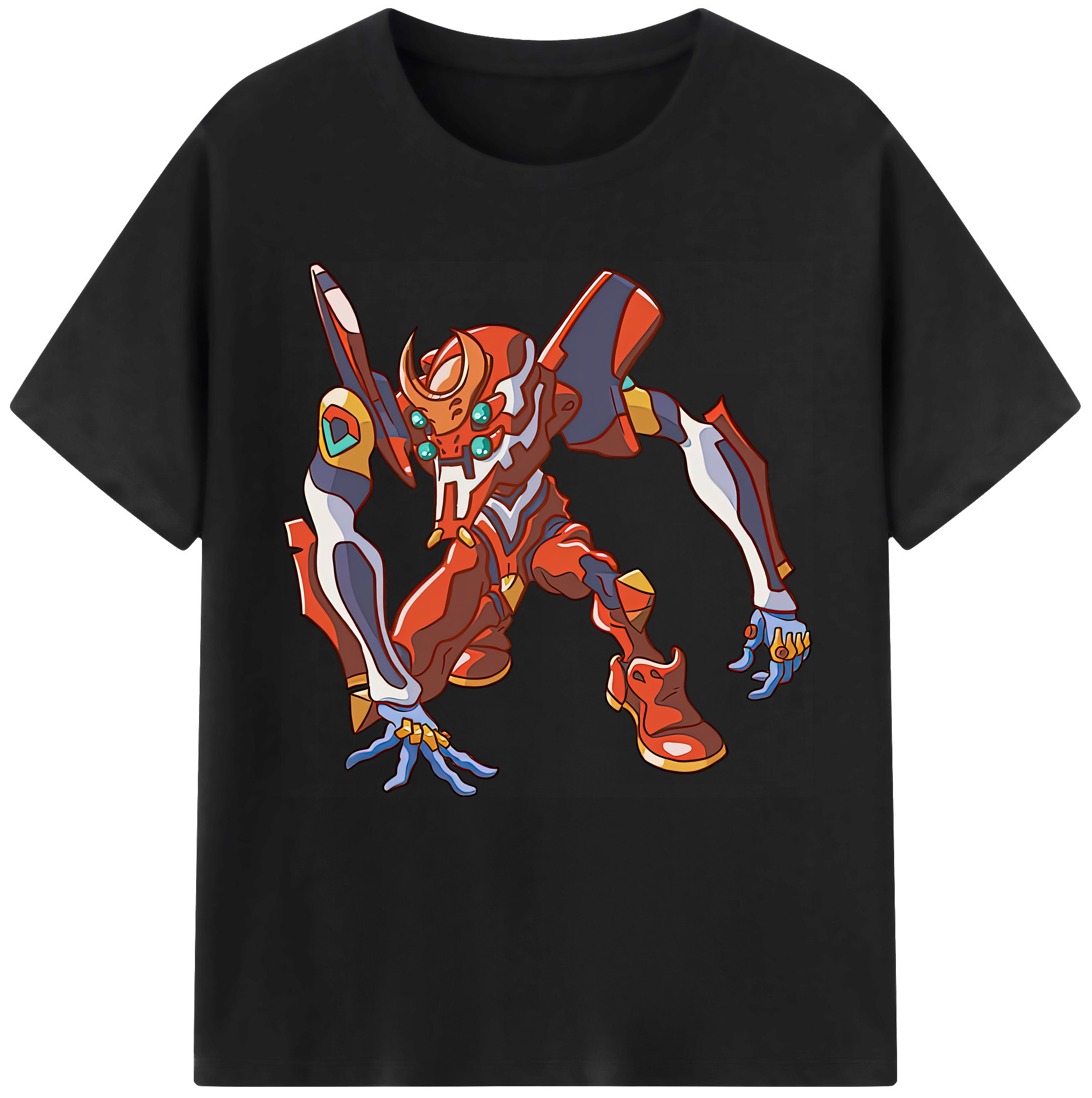 （画像用） EVA 新世紀エヴァンゲリオン レディースカジュアルプリントTシャツ（綿100％）