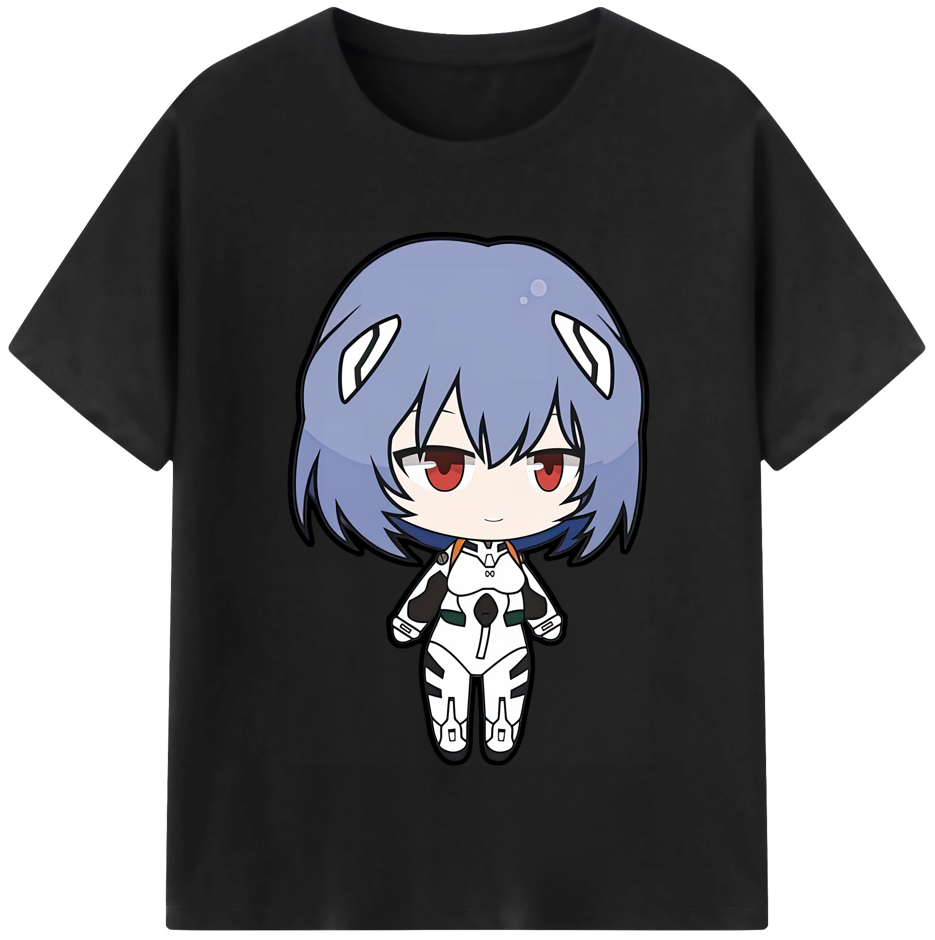 （画像用） EVA 新世紀エヴァンゲリオン レディースカジュアルプリントTシャツ（綿100％）