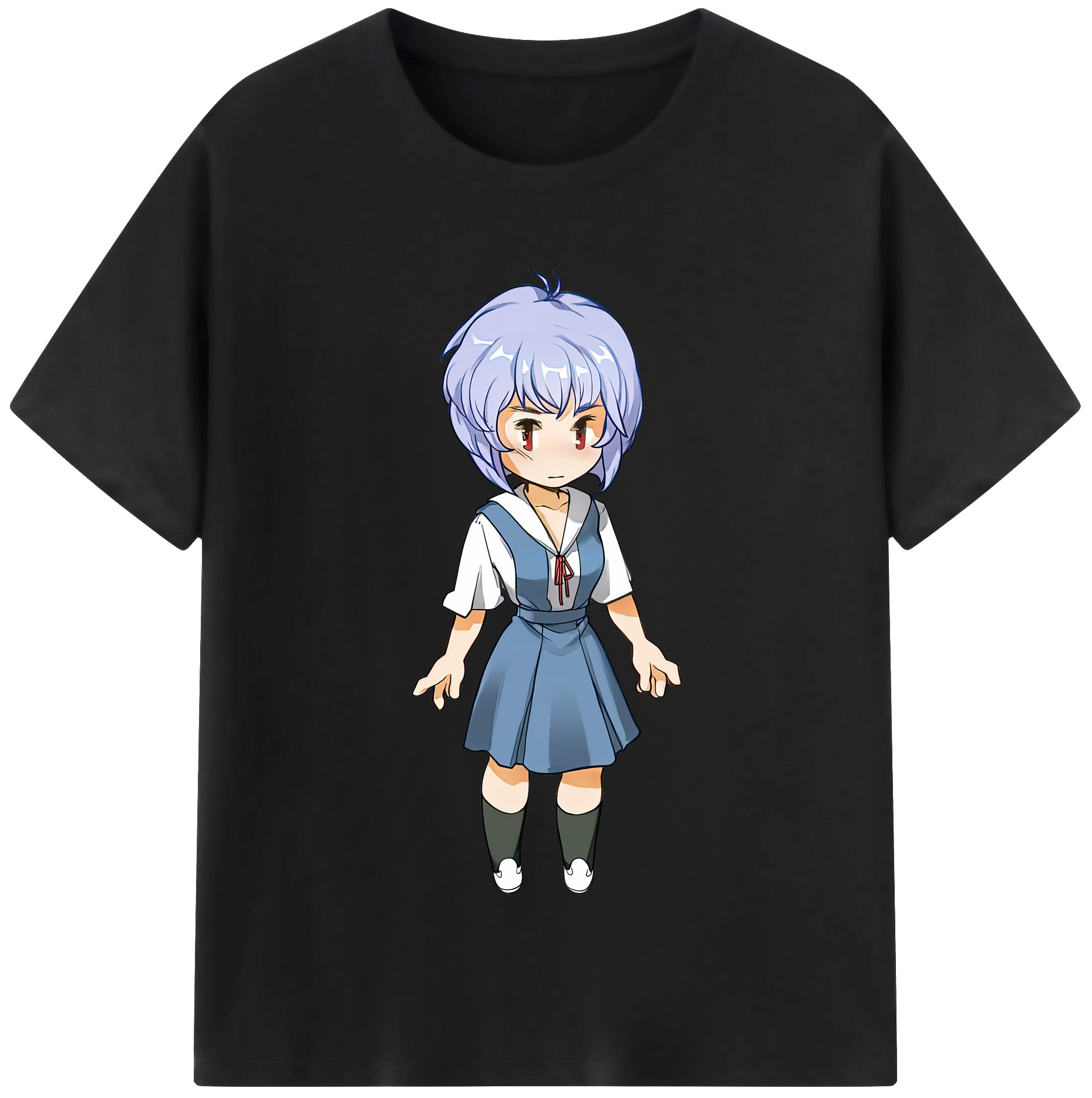 （画像用） EVA 新世紀エヴァンゲリオン レディースカジュアルプリントTシャツ（綿100％）