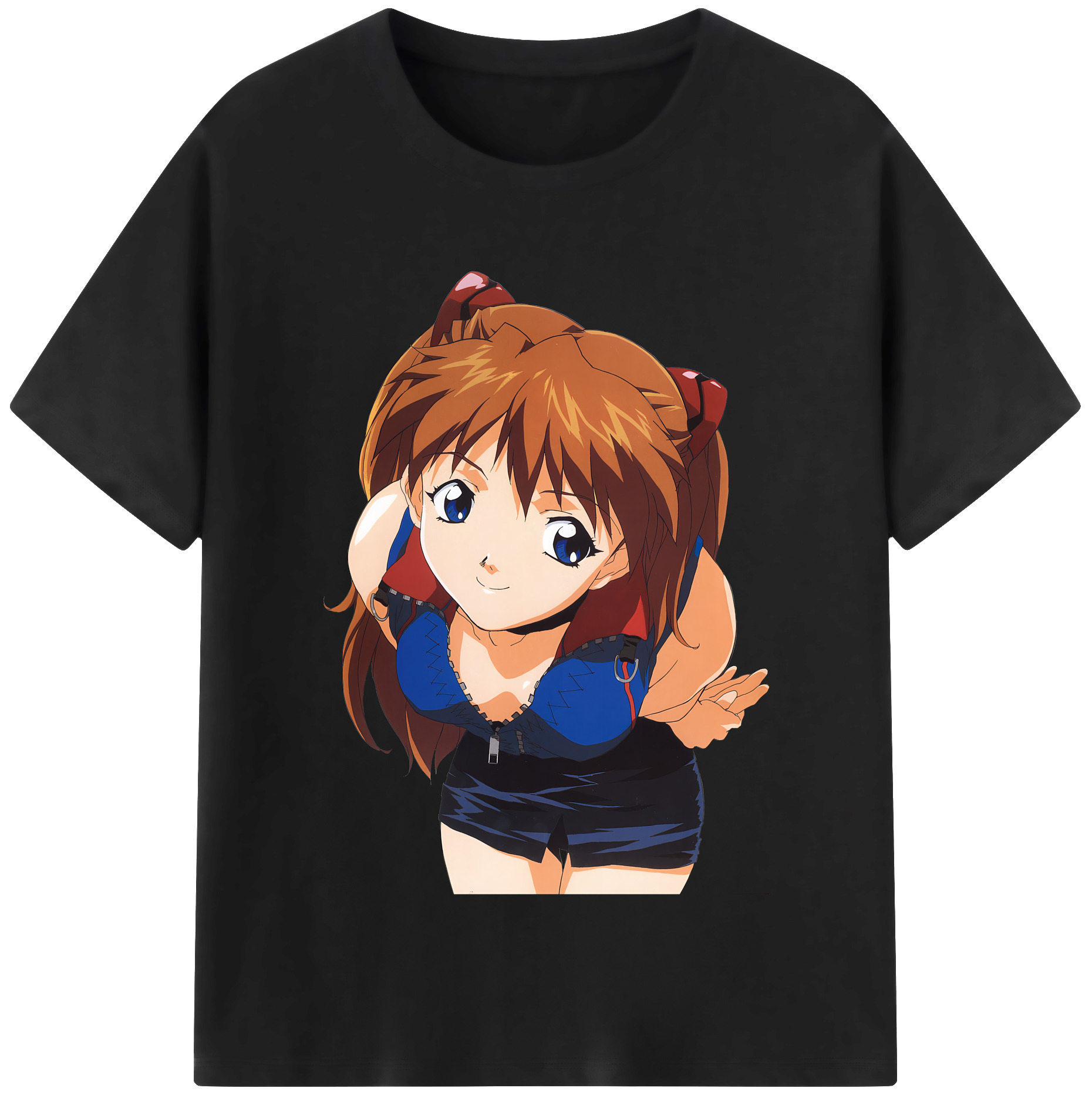 （画像用） EVA 新世紀エヴァンゲリオン レディースカジュアルプリントTシャツ（綿100％）