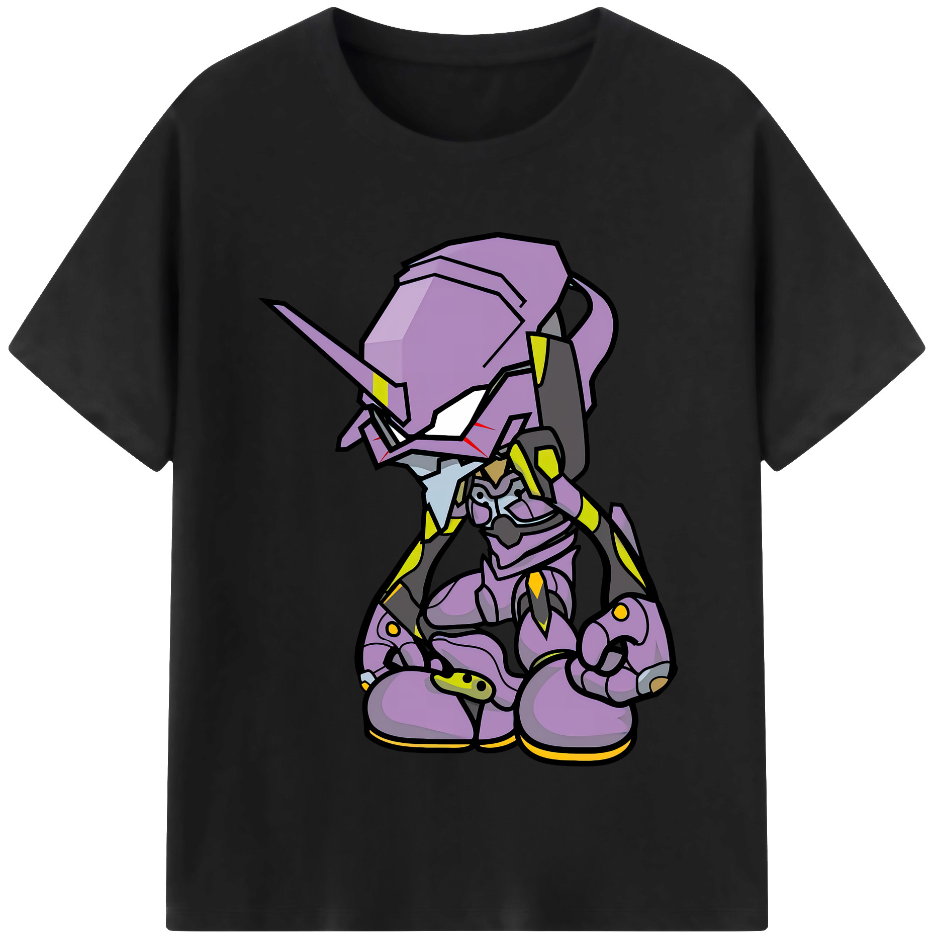 （画像用） EVA 新世紀エヴァンゲリオン レディースカジュアルプリントTシャツ（綿100％）