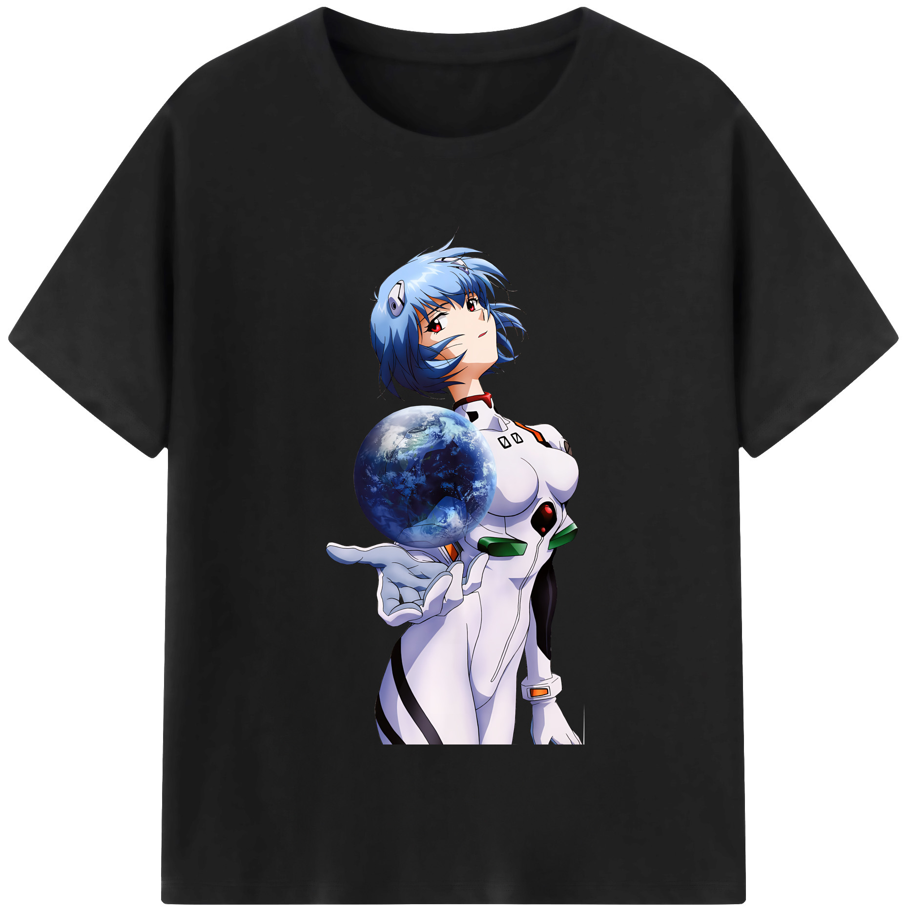 （画像用） EVA 新世紀エヴァンゲリオン レディースカジュアルプリントTシャツ（綿100％）