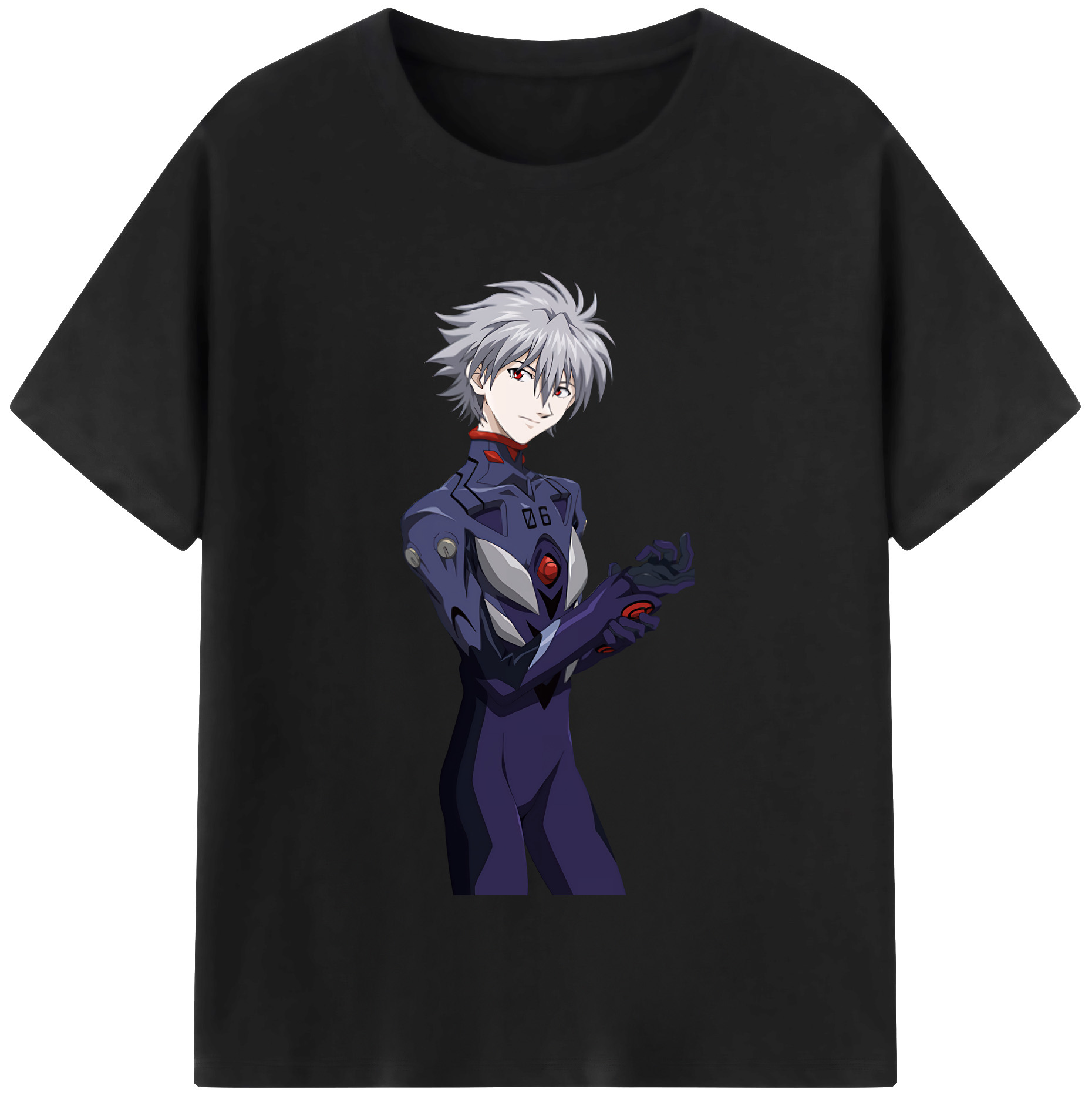 （画像用） EVA 新世紀エヴァンゲリオン レディースカジュアルプリントTシャツ（綿100％）
