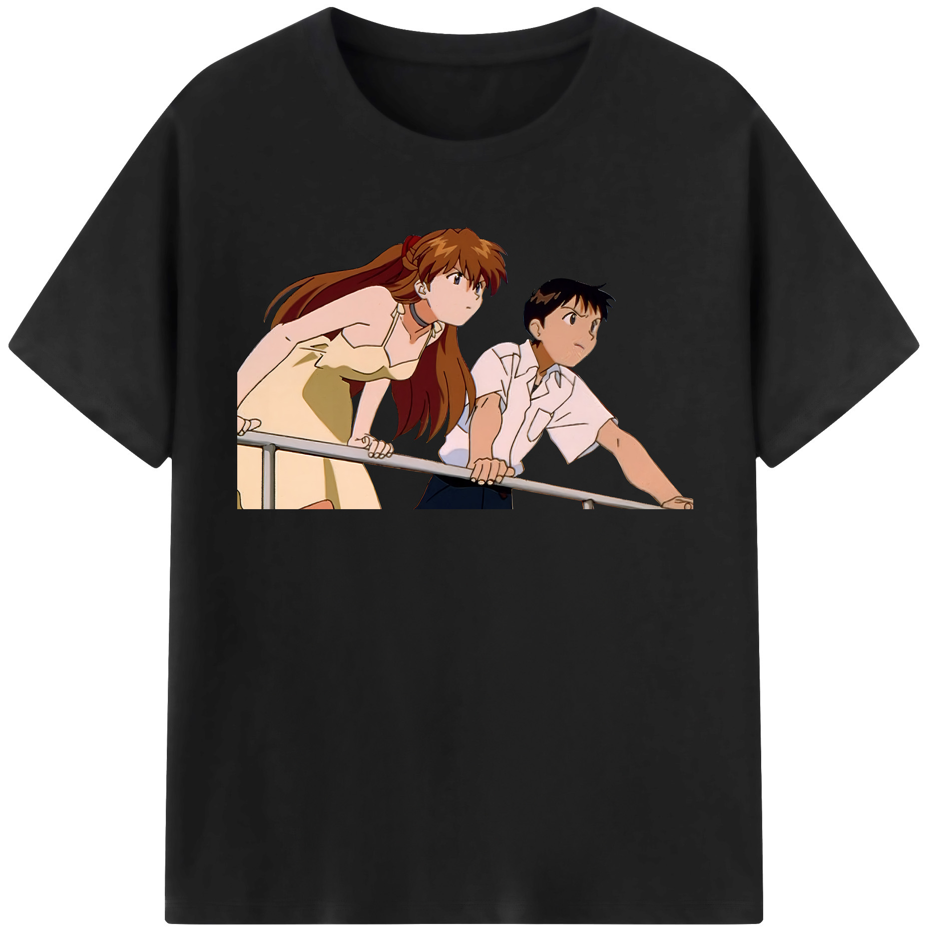 （画像用） EVA 新世紀エヴァンゲリオン レディースカジュアルプリントTシャツ（綿100％）