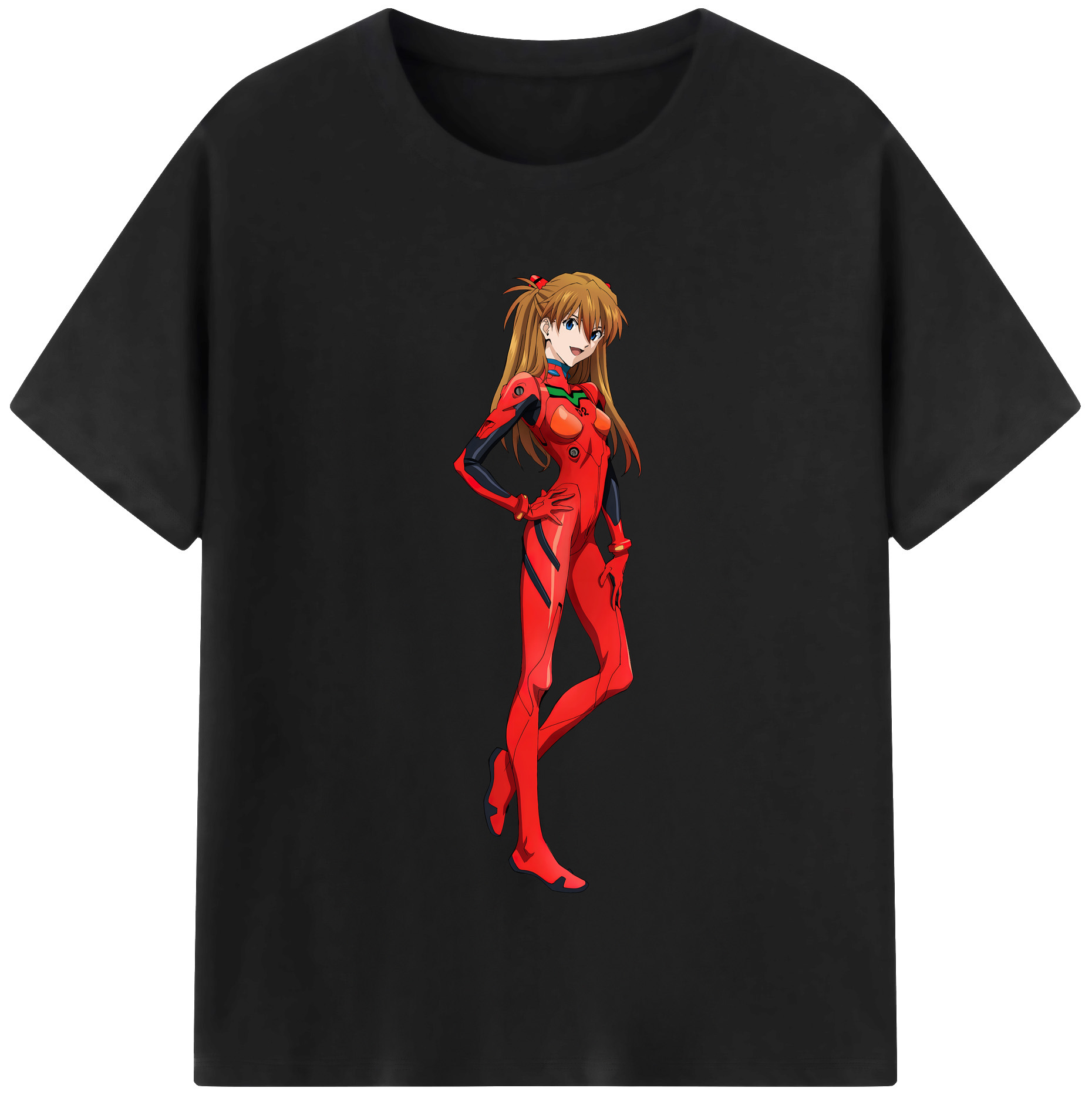 （画像用） EVA 新世紀エヴァンゲリオン レディースカジュアルプリントTシャツ（綿100％）