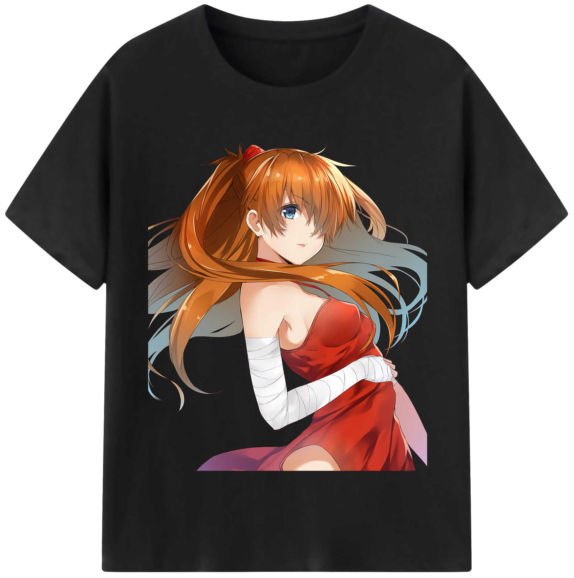 （画像用） EVA 新世紀エヴァンゲリオン レディースカジュアルプリントTシャツ（綿100％）