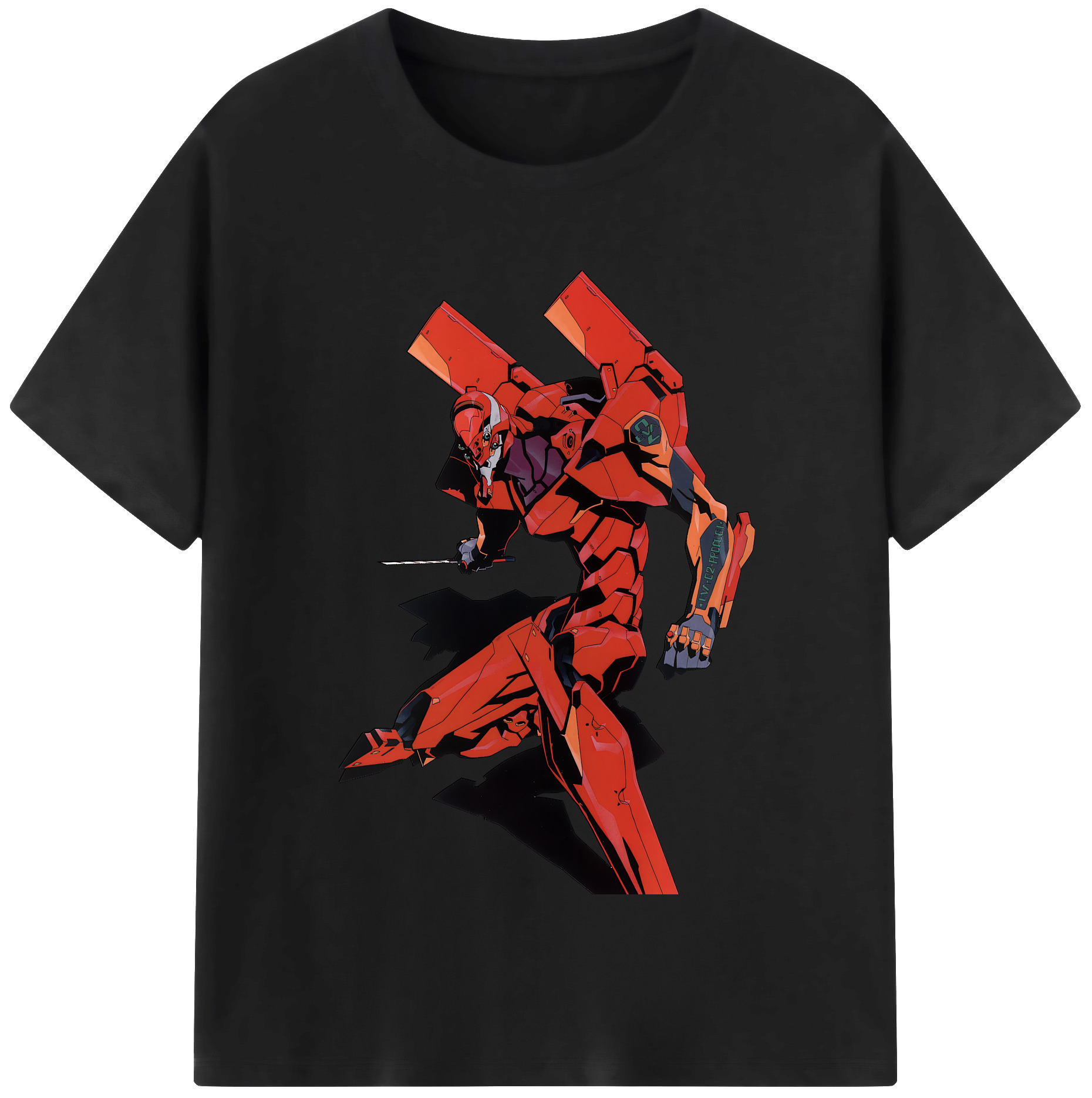 （画像用） EVA 新世紀エヴァンゲリオン レディースカジュアルプリントTシャツ（綿100％）