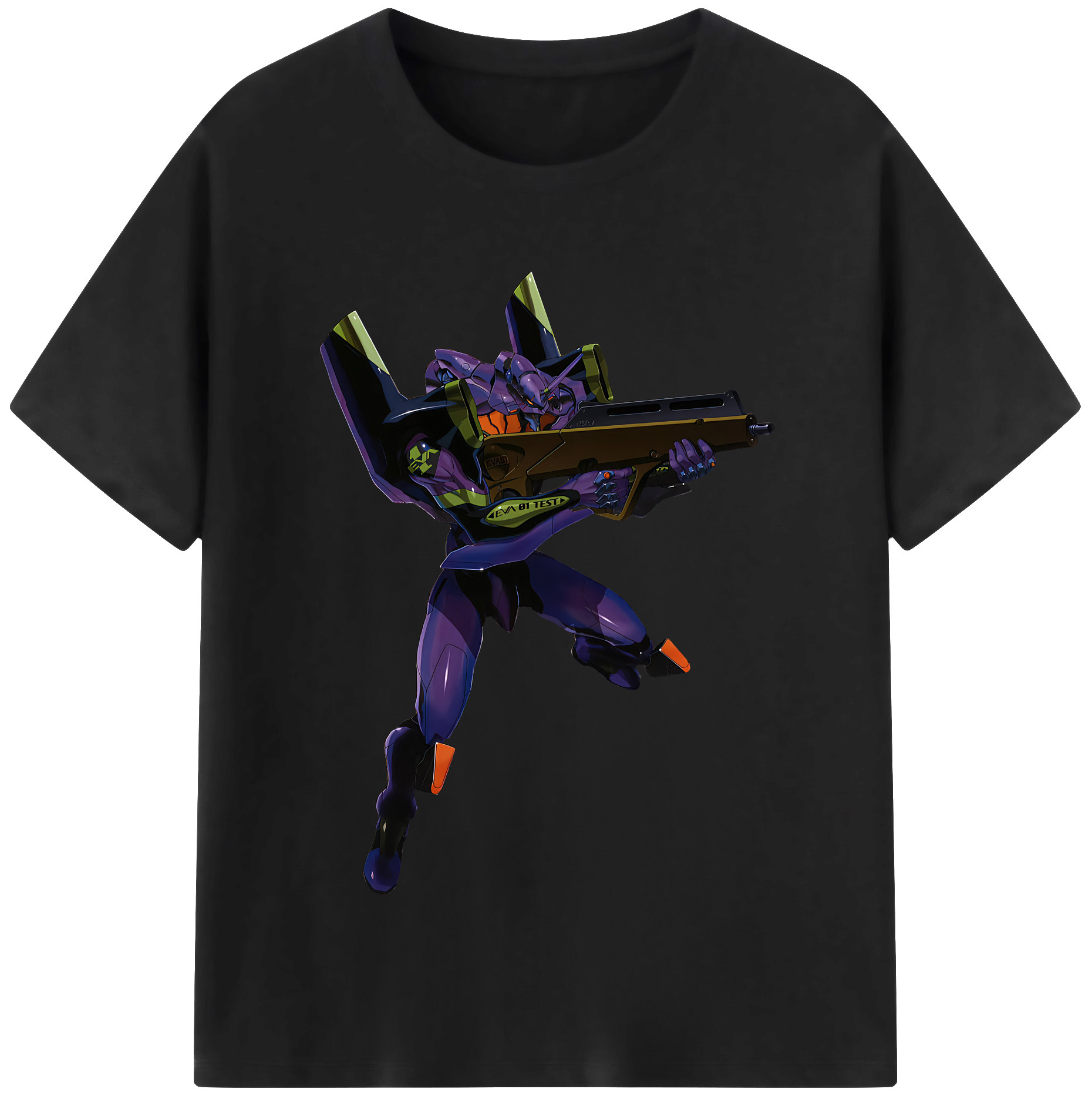 （画像用） EVA 新世紀エヴァンゲリオン レディースカジュアルプリントTシャツ（綿100％）