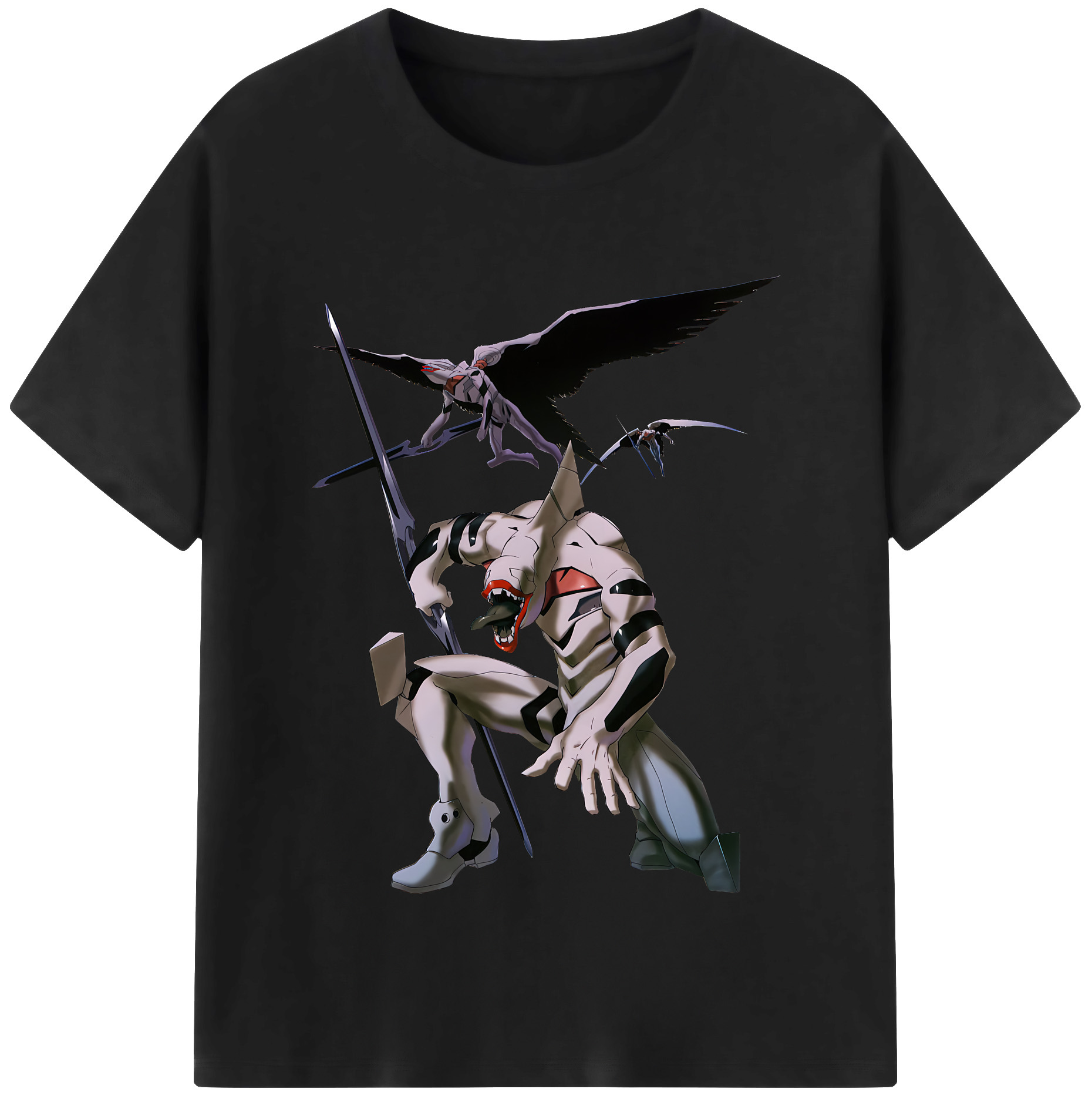 （画像用） EVA 新世紀エヴァンゲリオン レディースカジュアルプリントTシャツ（綿100％）