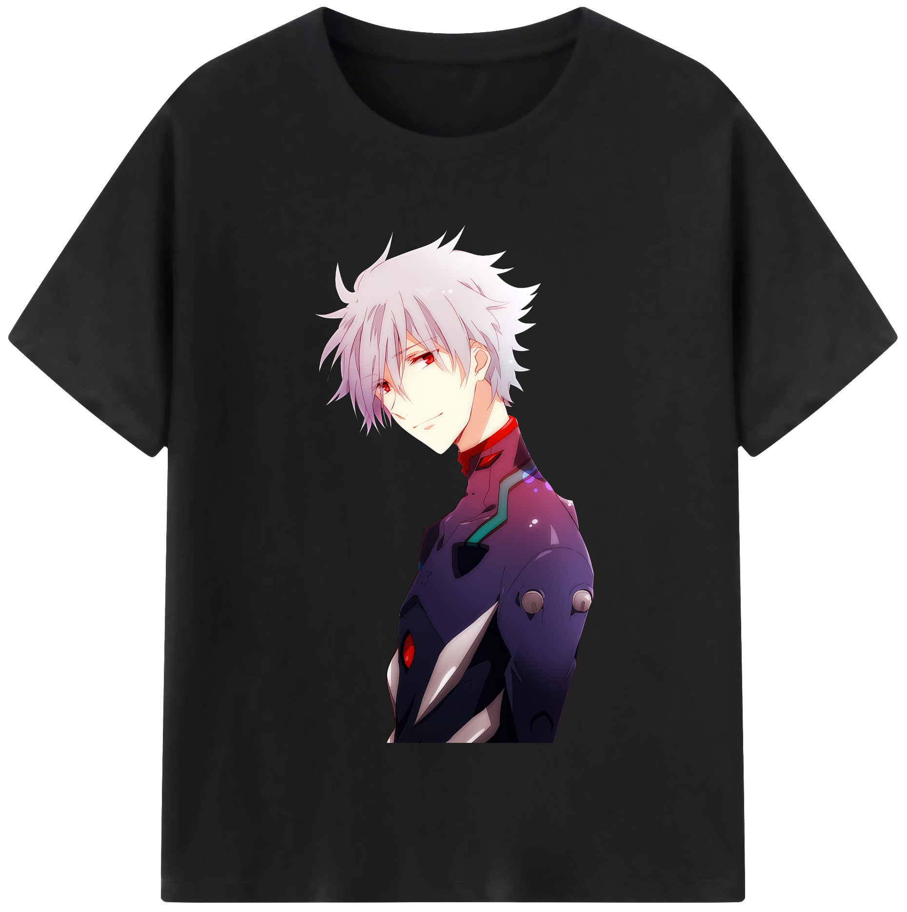 （画像用） EVA 新世紀エヴァンゲリオン レディースカジュアルプリントTシャツ（綿100％）