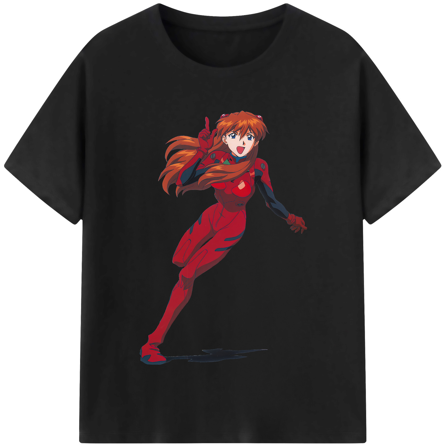 （画像用） EVA 新世紀エヴァンゲリオン レディースカジュアルプリントTシャツ（綿100％）