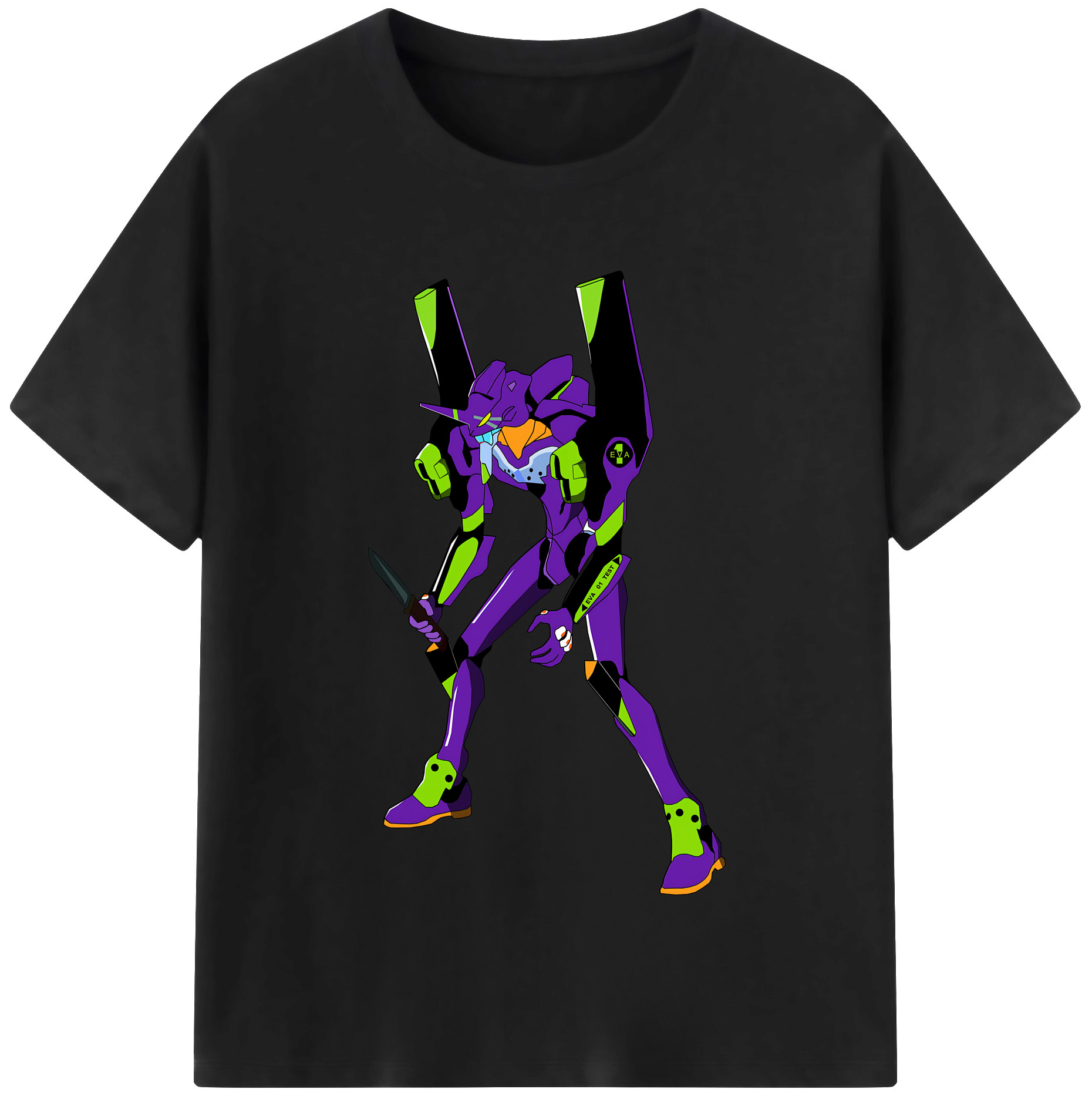 （画像用） EVA 新世紀エヴァンゲリオン レディースカジュアルプリントTシャツ（綿100％）