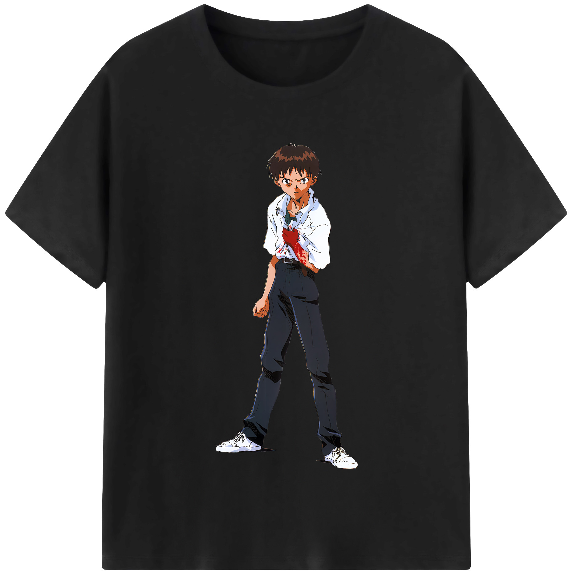 （画像用） EVA 新世紀エヴァンゲリオン レディースカジュアルプリントTシャツ（綿100％）