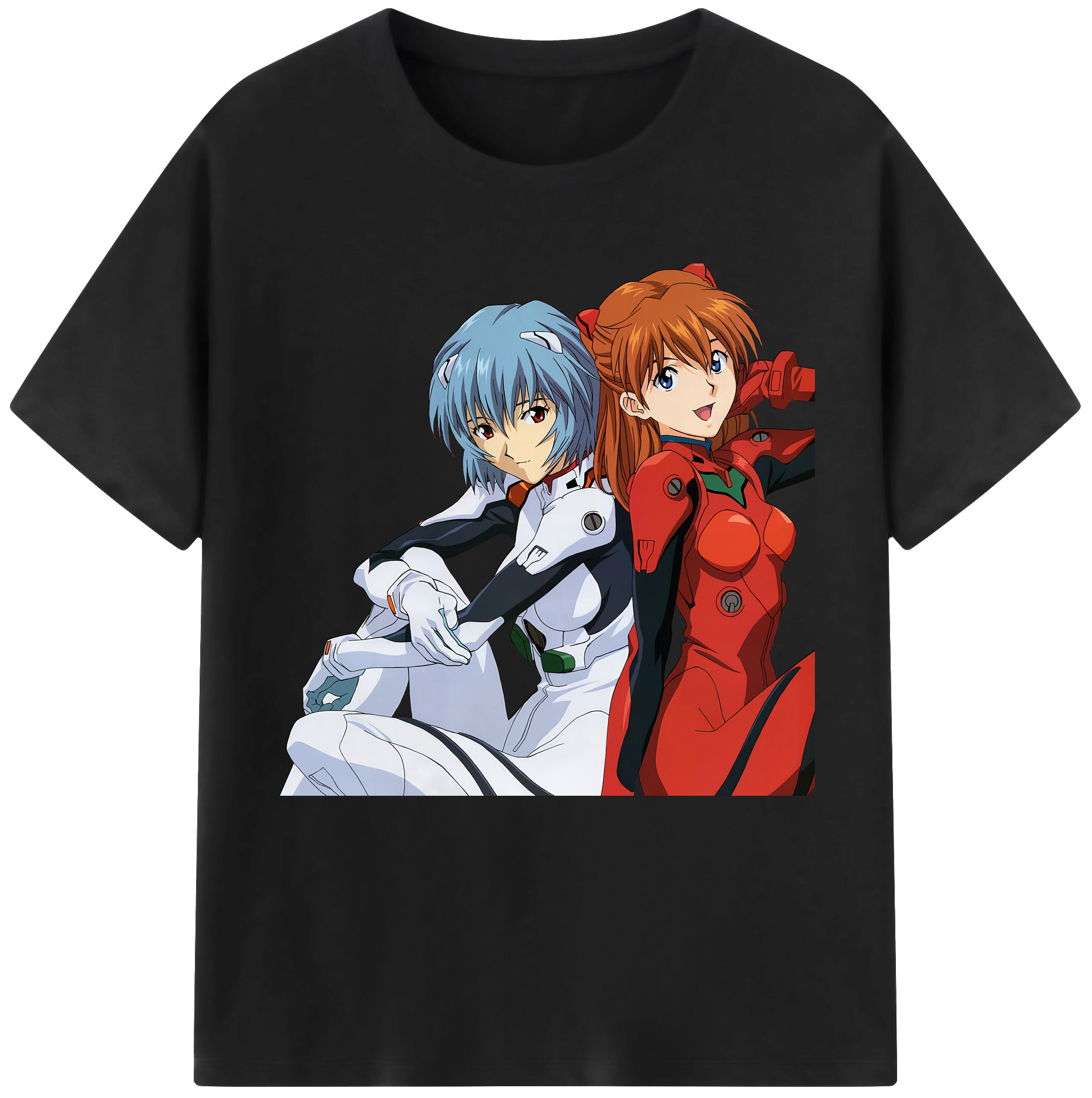 （画像用） EVA 新世紀エヴァンゲリオン レディースカジュアルプリントTシャツ（綿100％）
