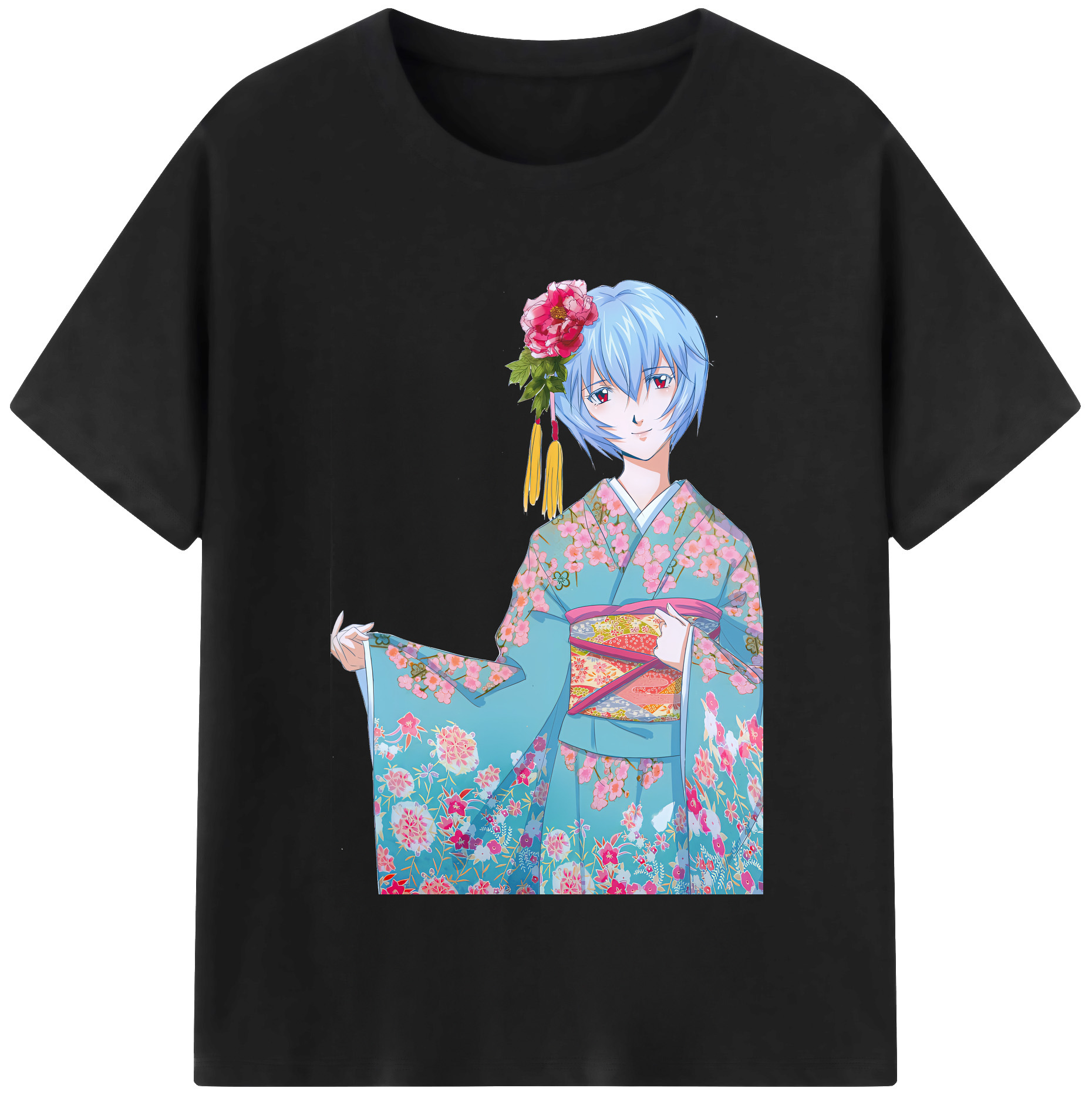 （画像用） EVA 新世紀エヴァンゲリオン レディースカジュアルプリントTシャツ（綿100％）