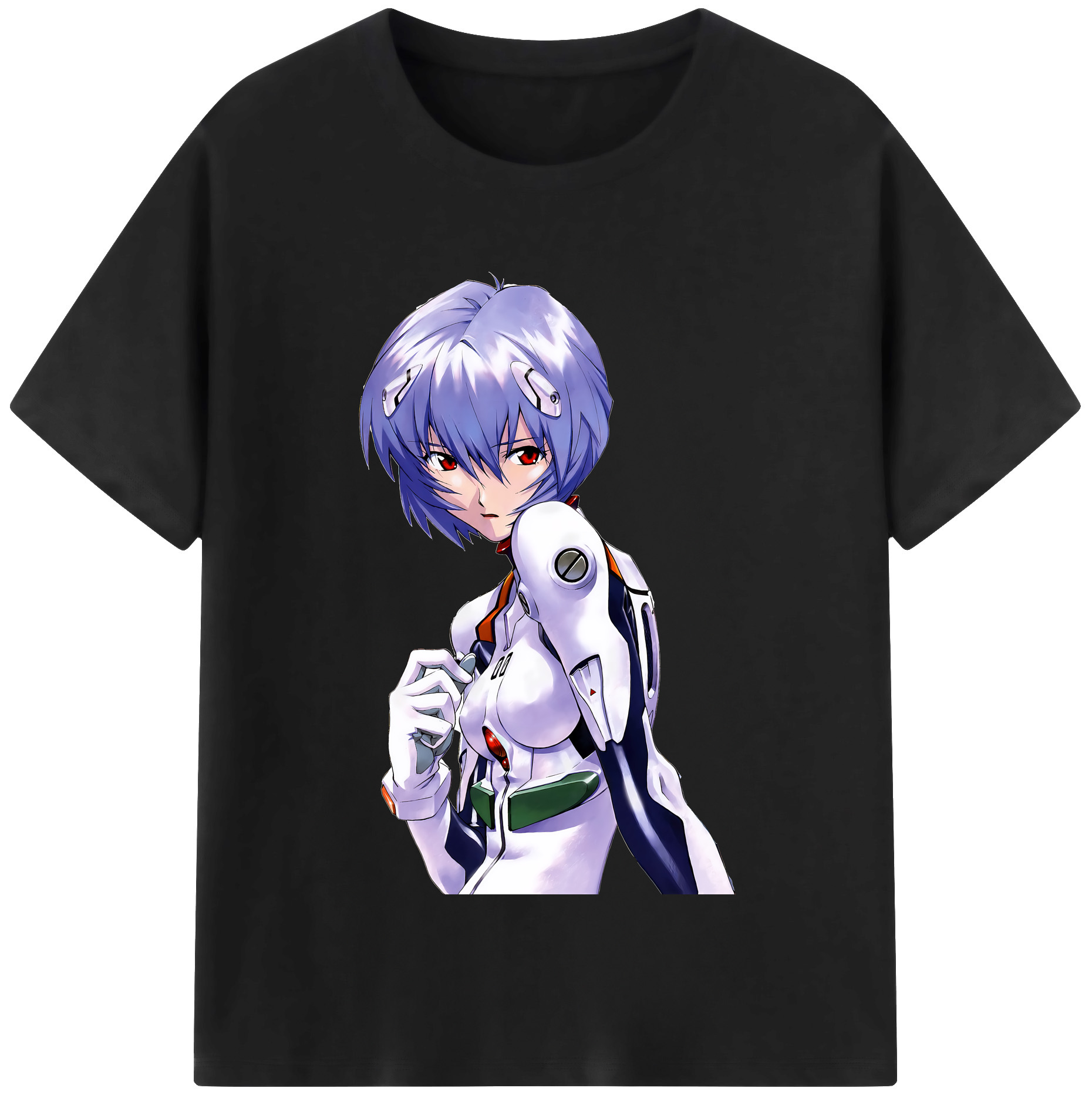 （画像用） EVA 新世紀エヴァンゲリオン レディースカジュアルプリントTシャツ（綿100％）