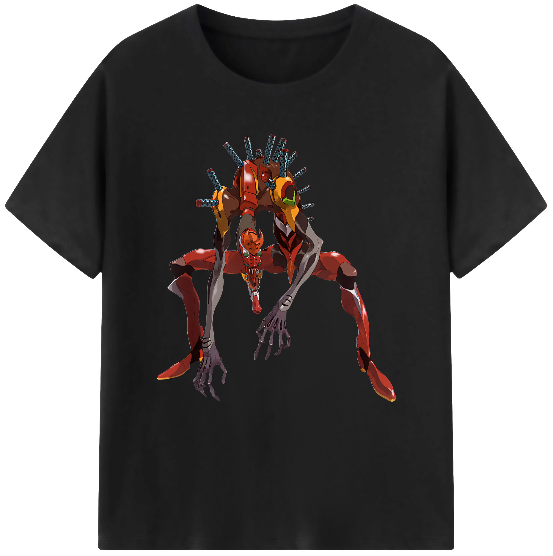 （画像用） EVA 新世紀エヴァンゲリオン レディースカジュアルプリントTシャツ（綿100％）