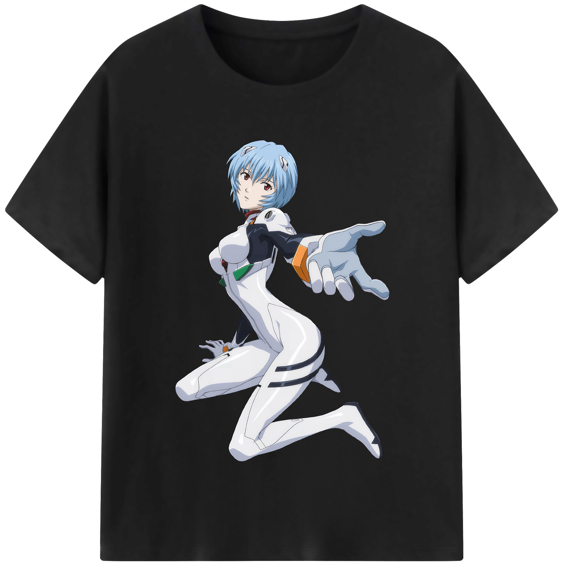 （画像用） EVA 新世紀エヴァンゲリオン レディースカジュアルプリントTシャツ（綿100％）