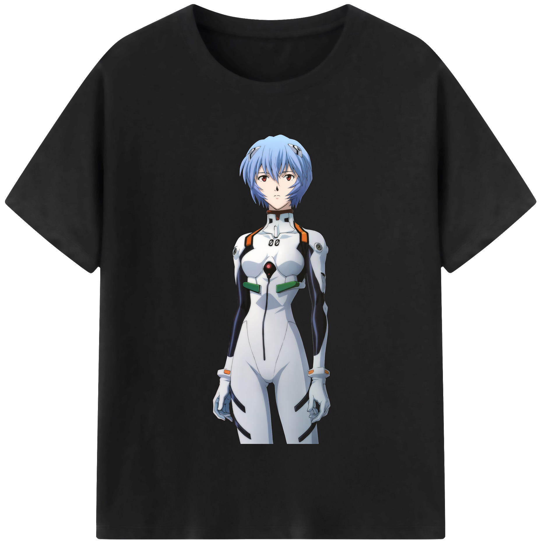 （画像用） EVA 新世紀エヴァンゲリオン レディースカジュアルプリントTシャツ（綿100％）